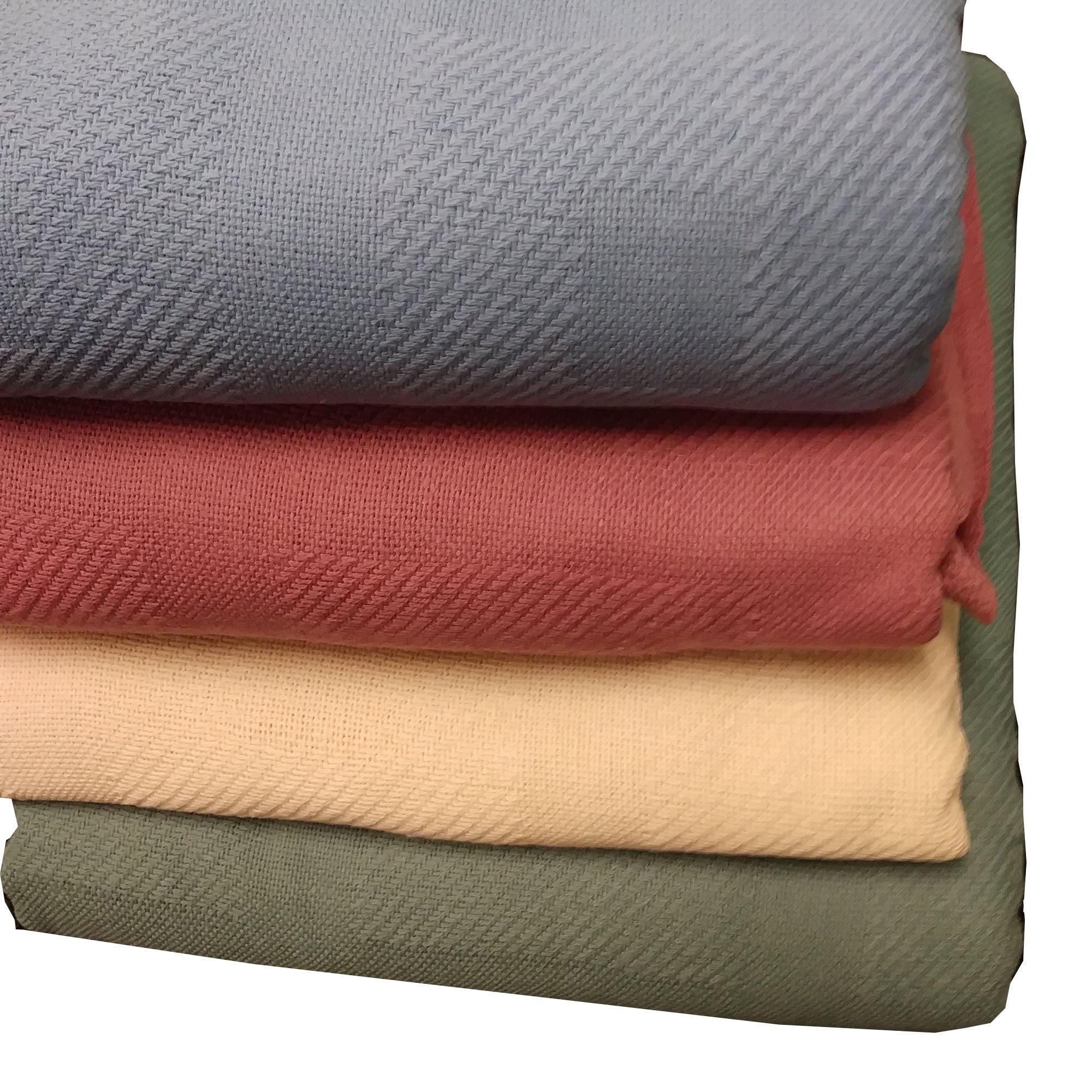 Lew Jan Textile - V34-6695TE Blanket 66 X 90 Inch Cotton 2.5 lbs. Teal