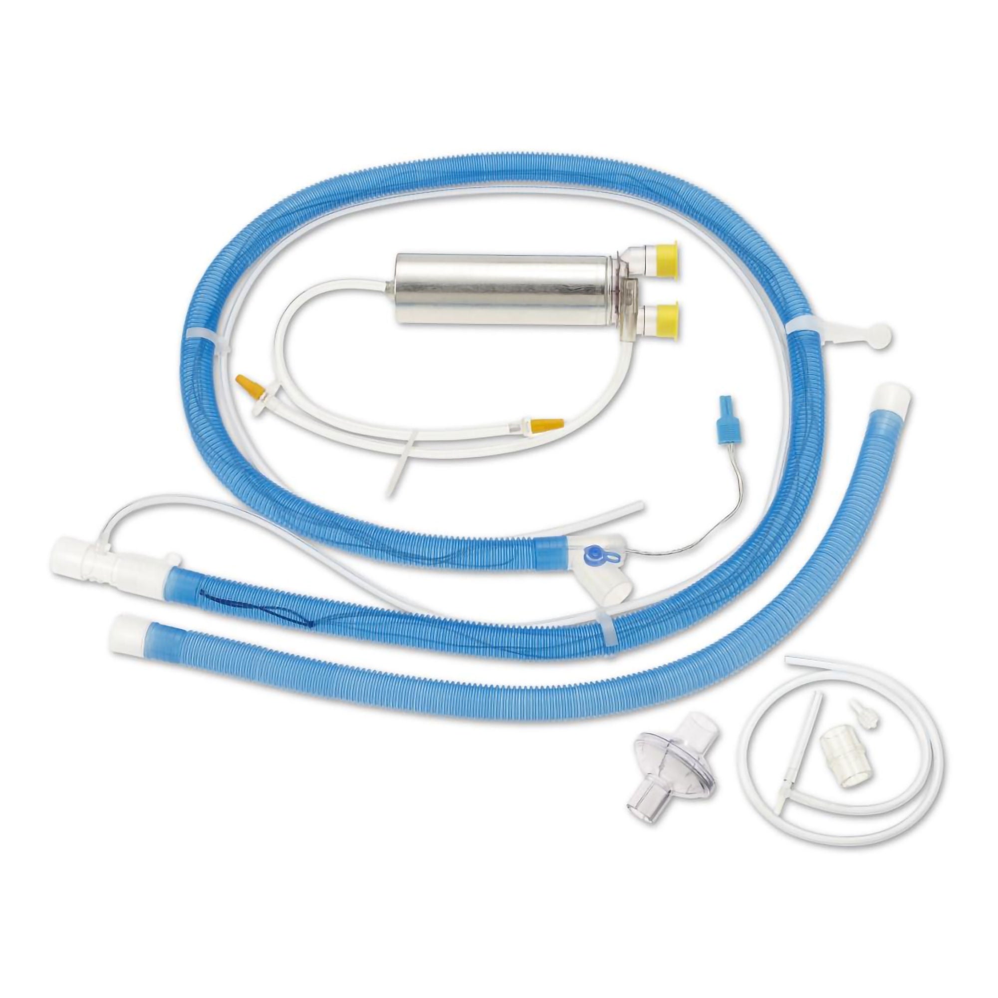 Medline - HUD87098KITF Ventilator Circuit ConchaSmart® Corrugated Tube 60 Inch Tube Single Limb Adult Without Breathing Bag Single Patient Use Heated Circuit