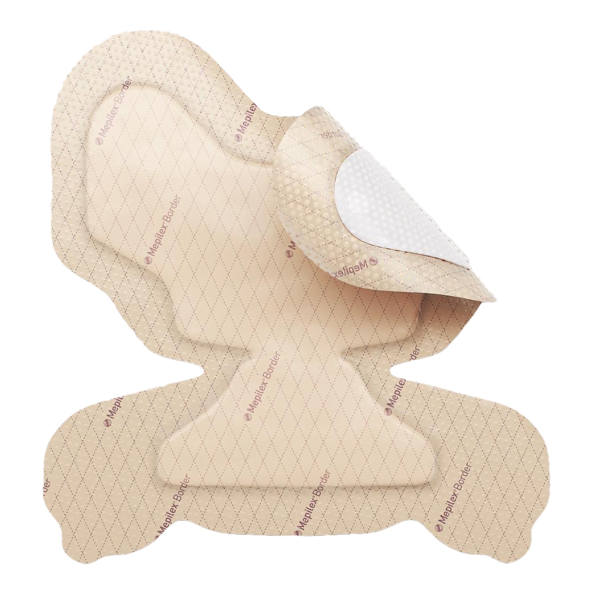 Molnlycke 282790 - Mepilex® Border Heel Foam Dressing, 8-3/5 x 9 Inch - 1/Each, 10/Box, 30/Case