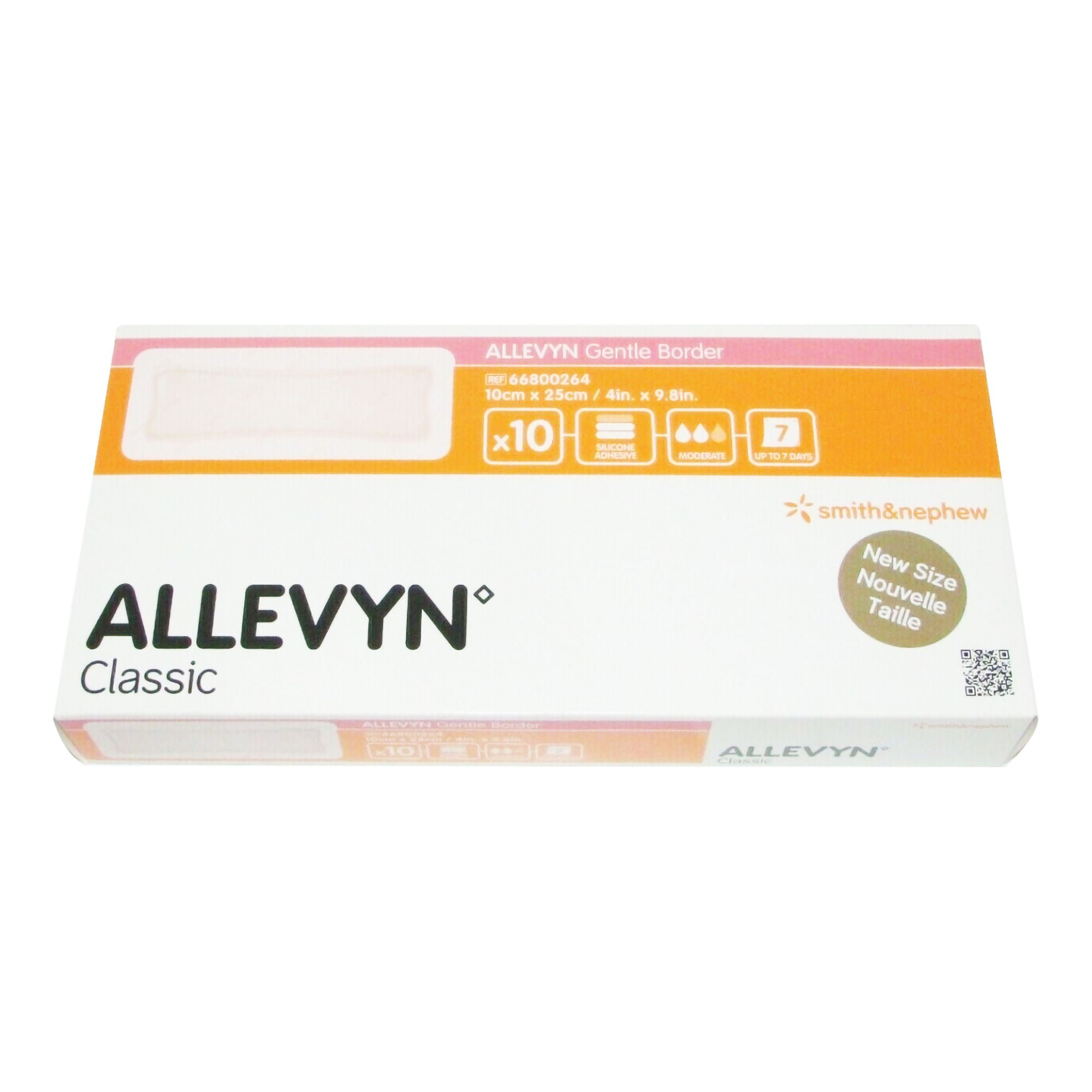 Smith & Nephew - 66800264 Allevyn Gentle Border Silicone Foam Dressing