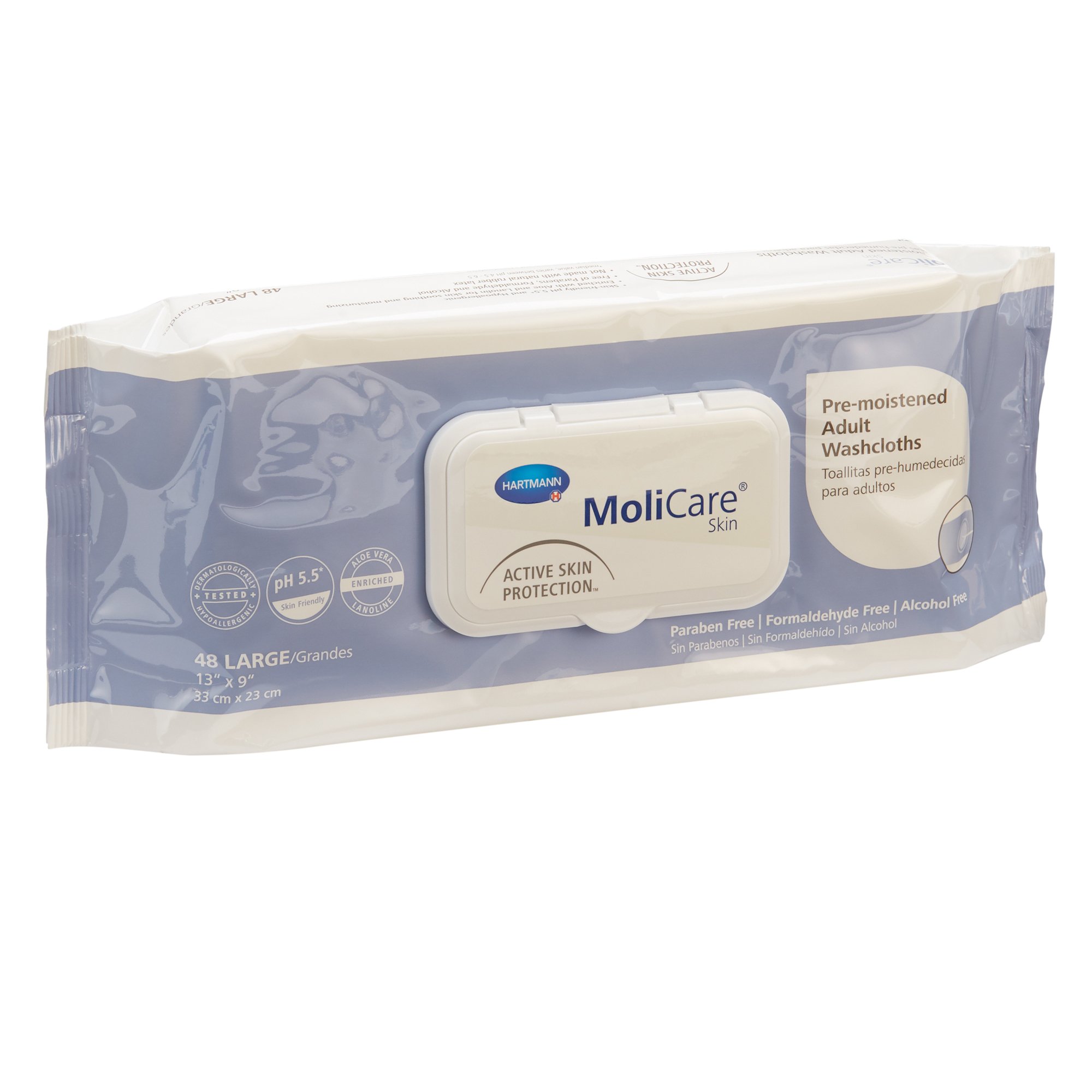 MoliCare Skin Personal Cleansing Wipe 225600 by Hartmann