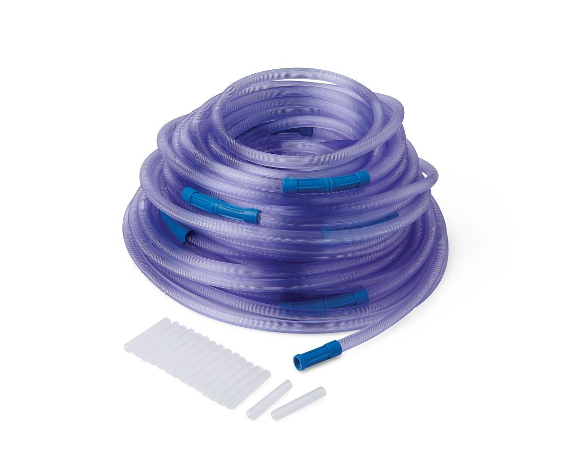 Medline - OR6100 Bulk Suction Tubing Clear 1/4 Inch I.D. 100 Foot Length PVC NonSterile