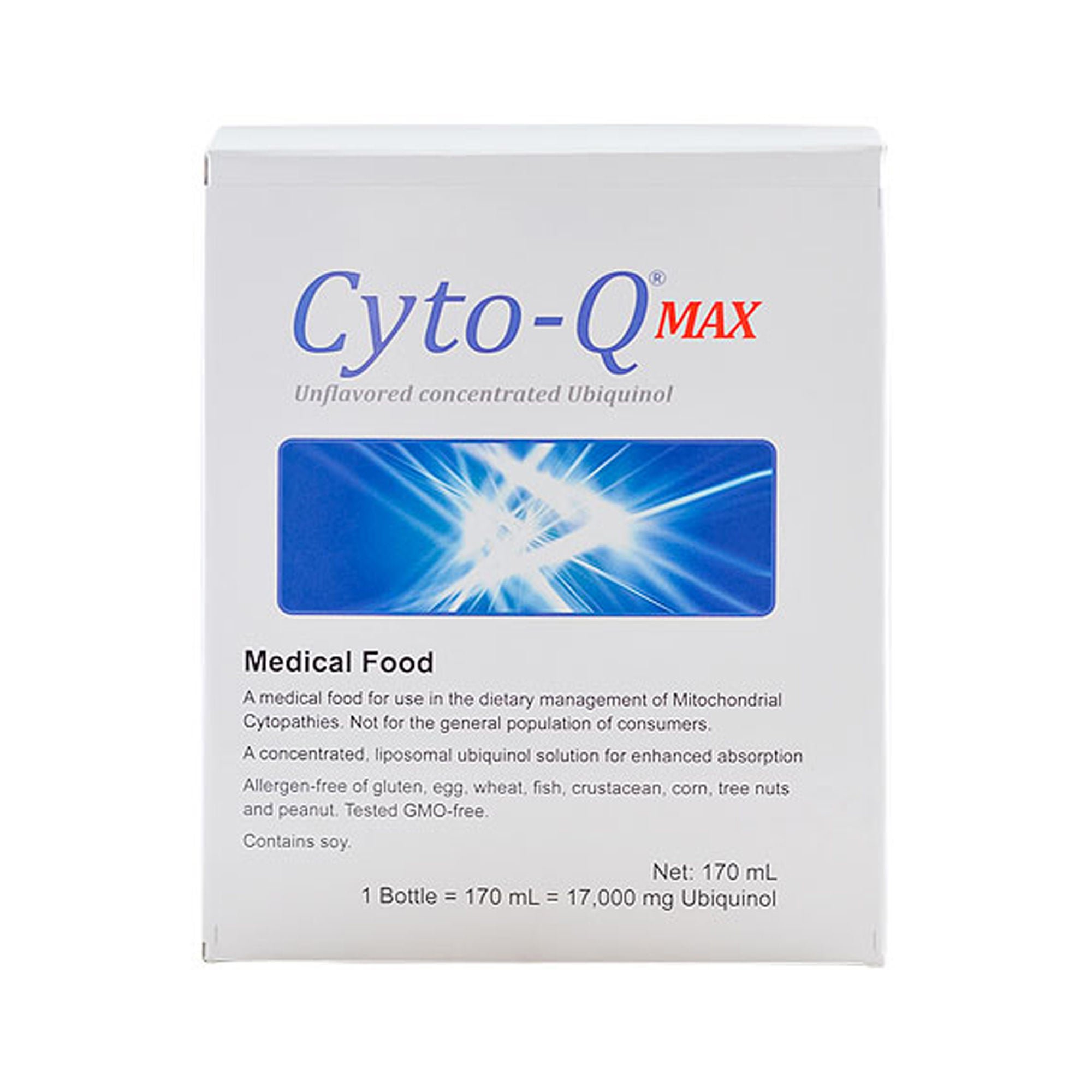 Solace Nutrition - 1204 Cyto-Q™ MAX Concentrated Ubiquinol Medical Food