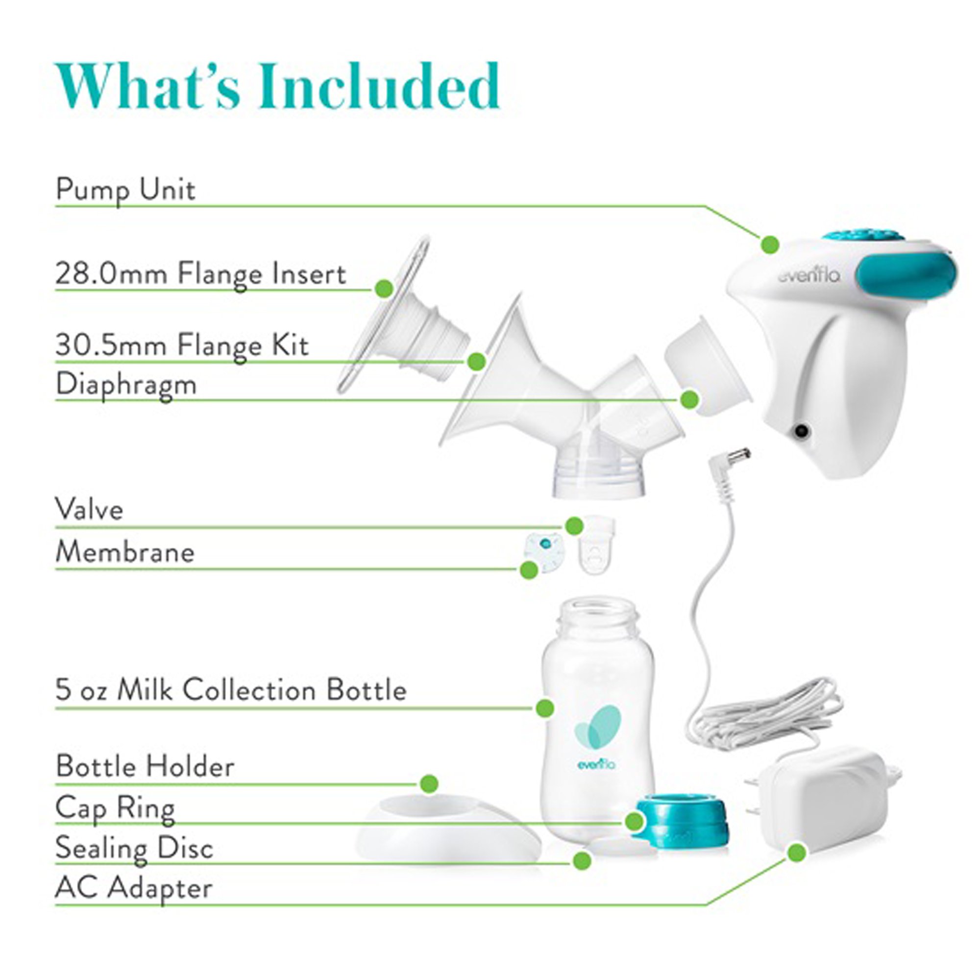 Midway Importing Inc 5171113 - Evenflo® Advanced Single Electric Breast Pump - 1/Each, 6/Case