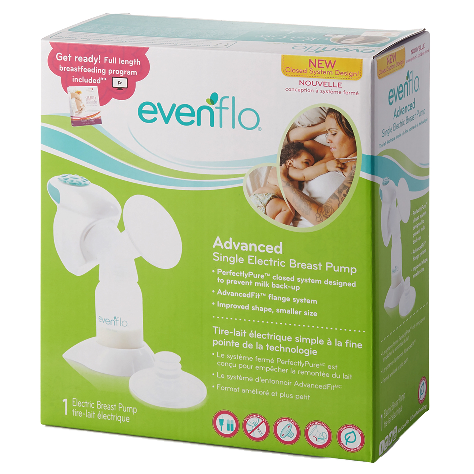 Midway Importing Inc - 5171113 Evenflo® Advanced Single Electric Breast Pump