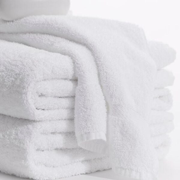 Standard Textile - 46886600 Washcloth Classic Dobby 13 X 13 Inch White Reusable
