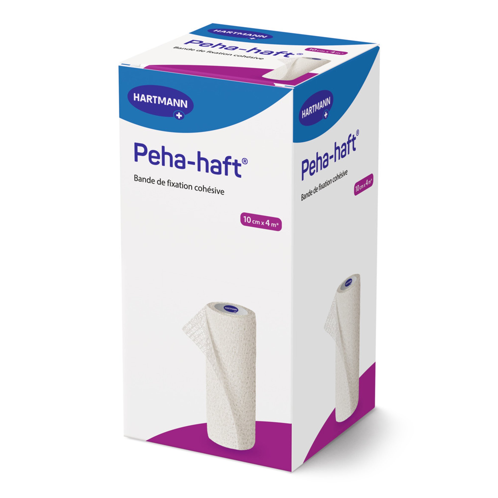 Hartmann 932444 - Peha-haft® Self-adherent Closure Absorbent Cohesive Bandage, 4 Inch x 4-1/2 Yard - 1/Each, 140/Case