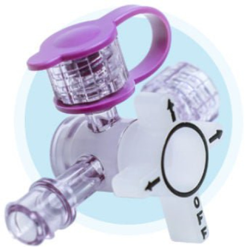 ICU Medical - M9000-EF Closed Enteral Tube Valve ENFit® Lopez Valve® NonSterile