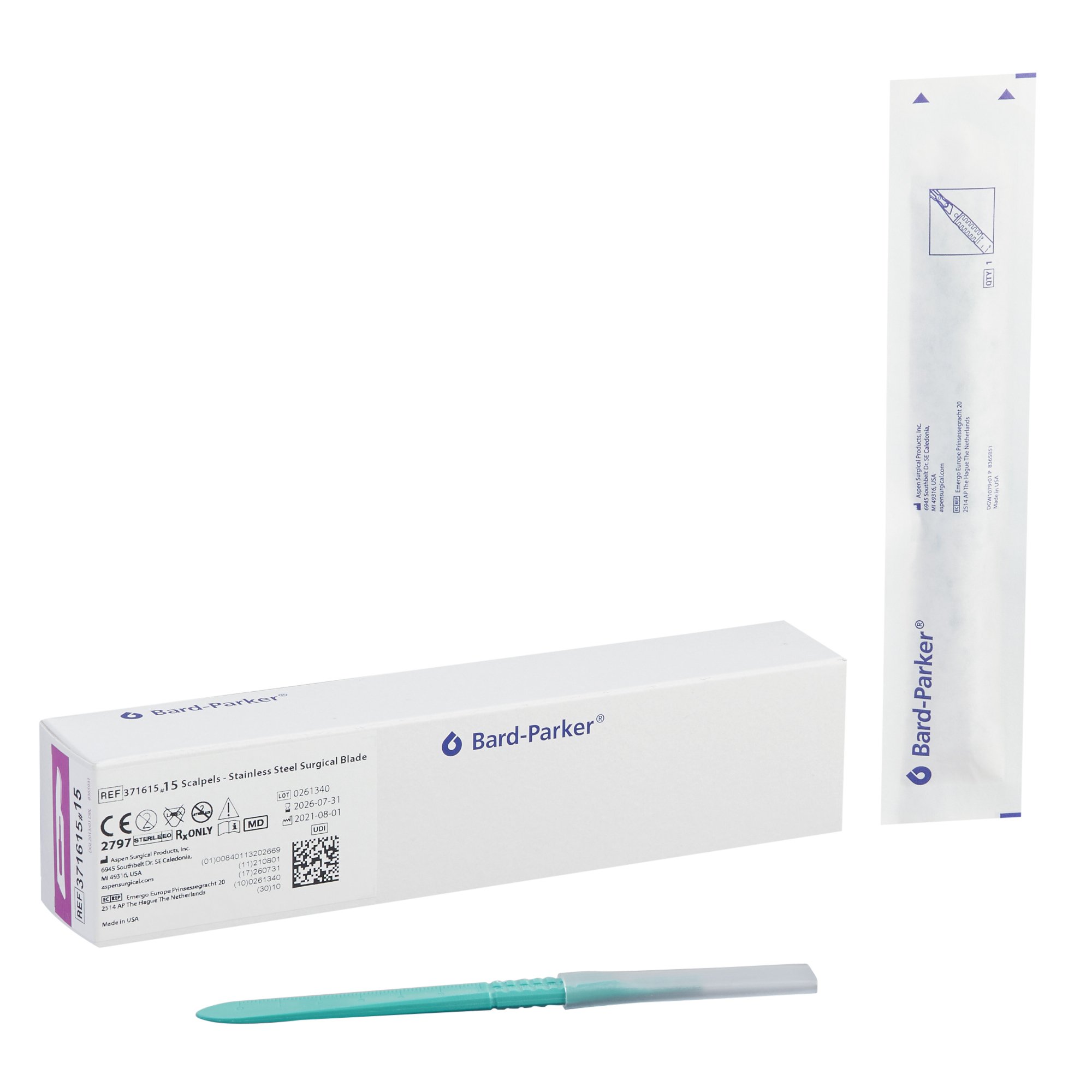 Aspen Surgical Products - 371615 Bard-Parker® Disposable Scalpel