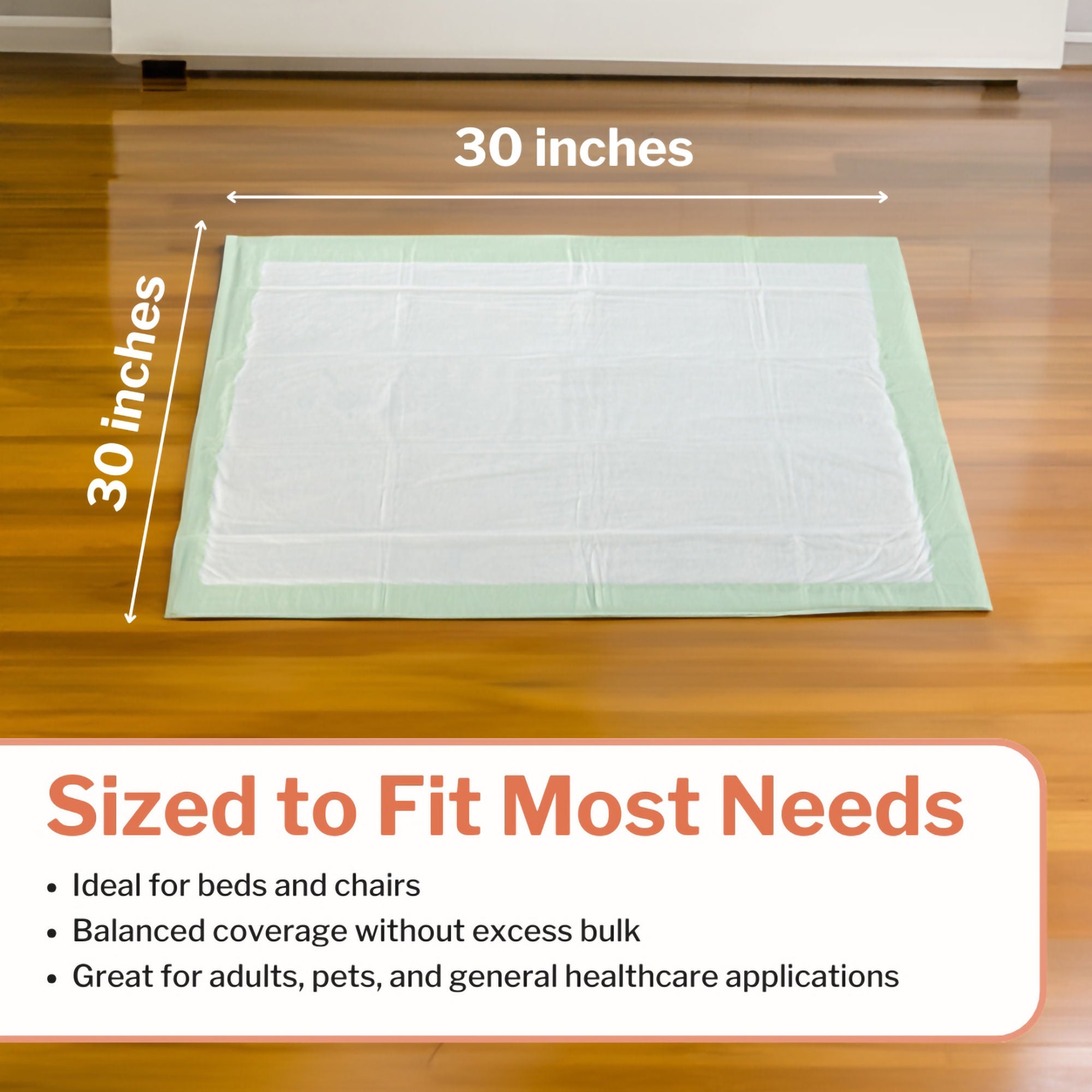 McKesson Brand - UPMD3030-100 McKesson Super Moderate Absorbency Underpad