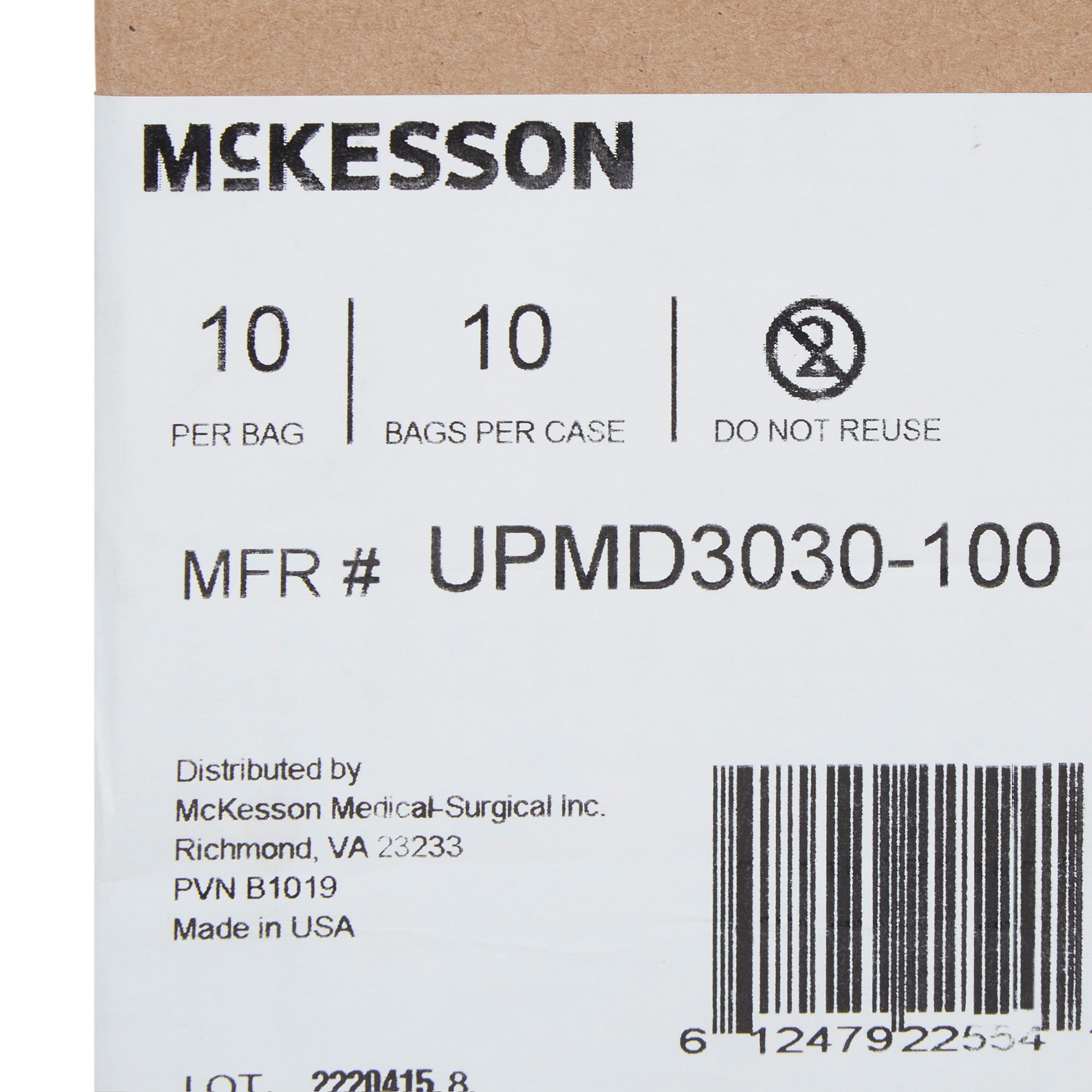 McKesson Brand UPMD3030-100 - McKesson Super Moderate Absorbency Underpad, 30 x 30 Inch - 10/Bag, 100/Case