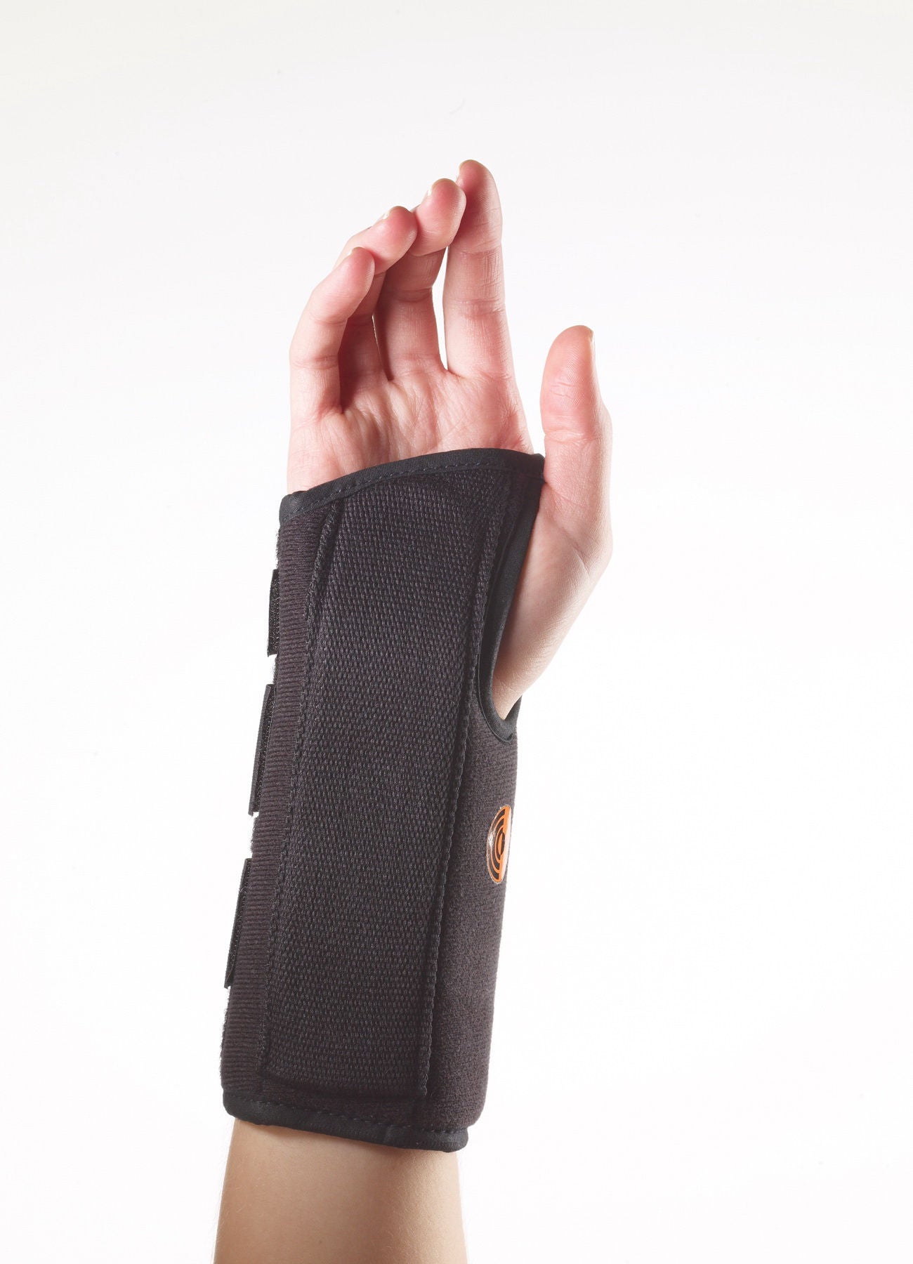 Corflex - 73-1004-000 Wrist Splint Ultra-Fit™ Aluminum / Foam Laminate Right Hand Black Medium