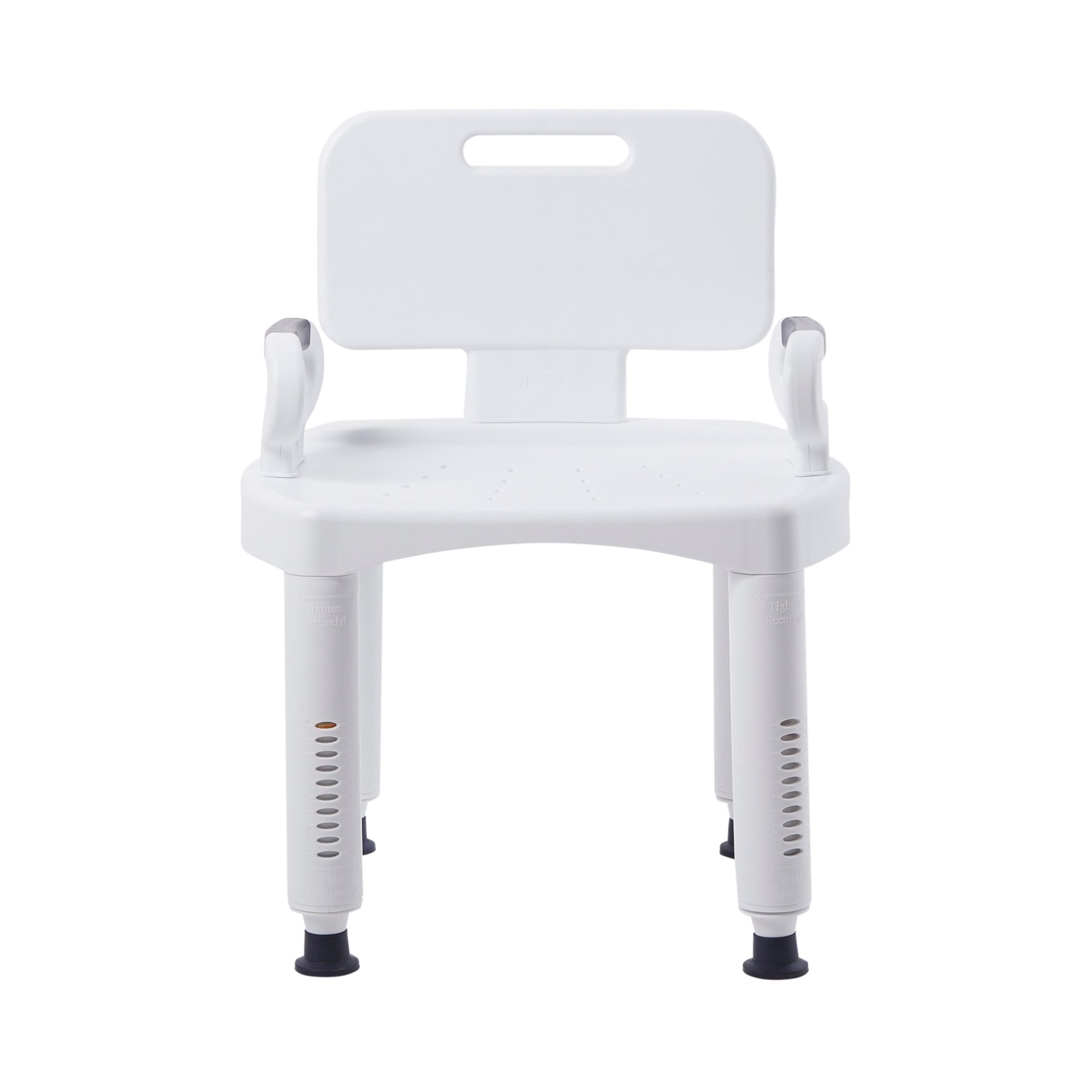 McKesson Brand - 146-RTL12505 McKesson Bath Bench with Removable Arm Rail and Back
