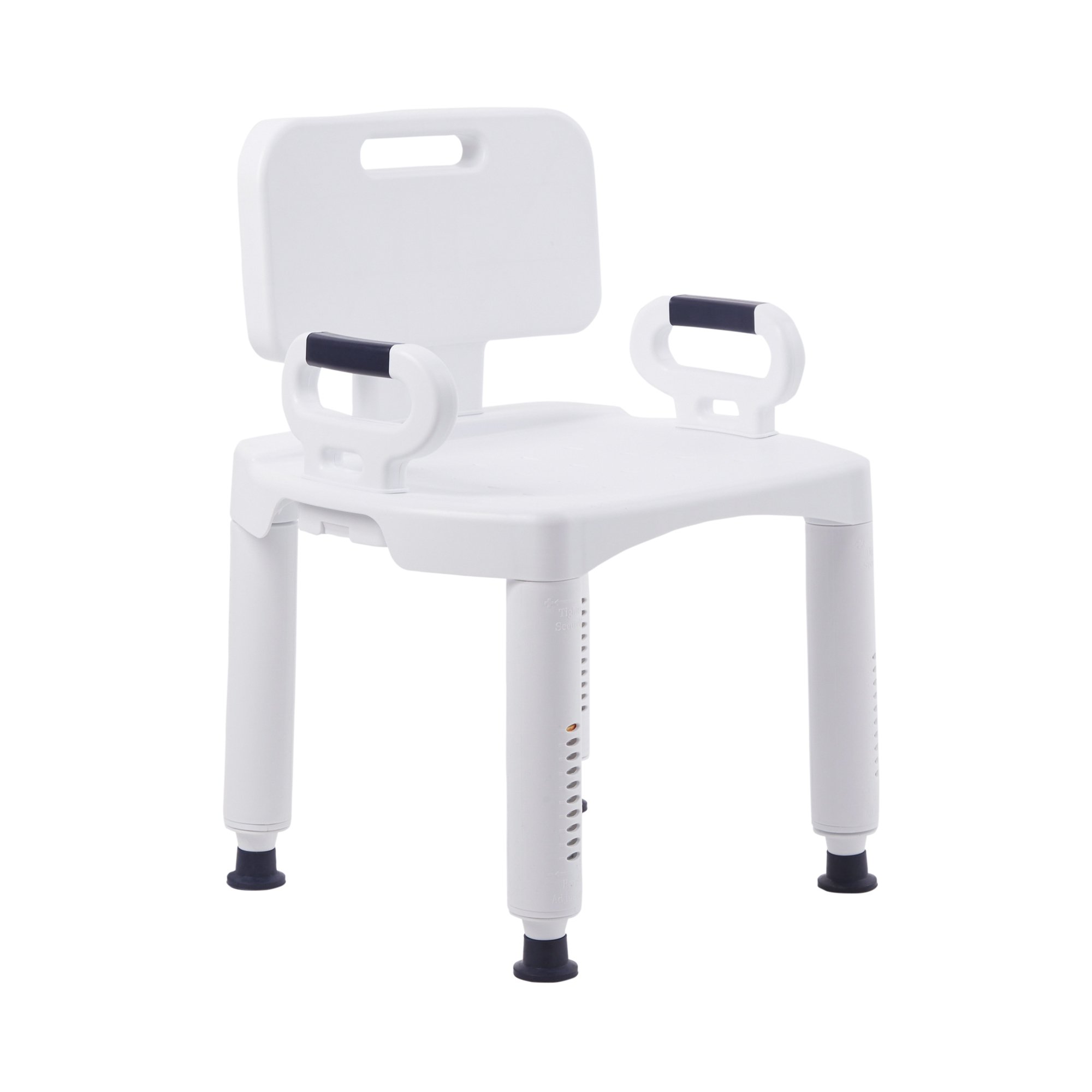 McKesson Brand - 146-RTL12505 McKesson Bath Bench with Removable Arm Rail and Back