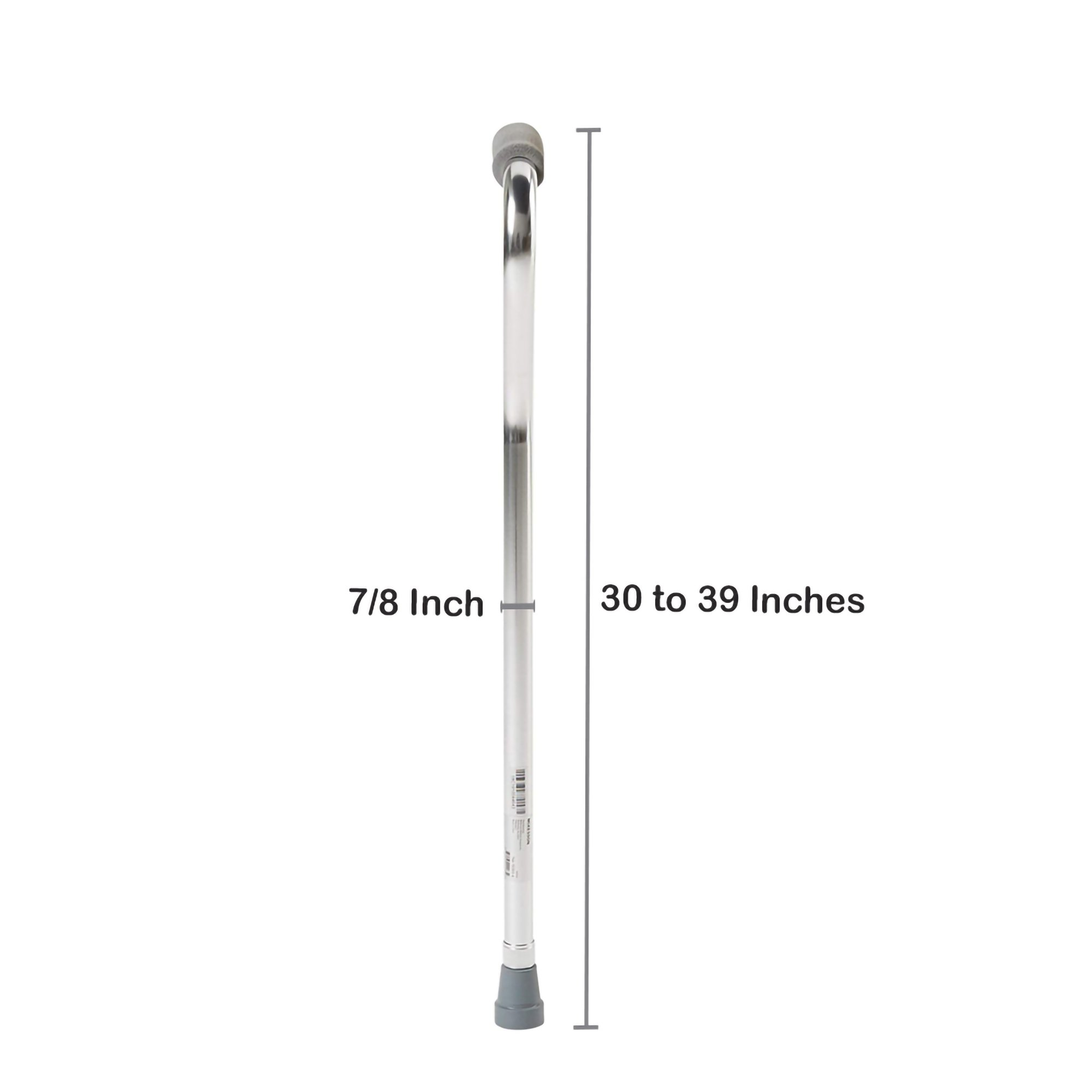 McKesson Brand 146-10303-6 - McKesson Aluminum Offset Cane, 30 – 39 Inch Height - 1/Each, 6/Case