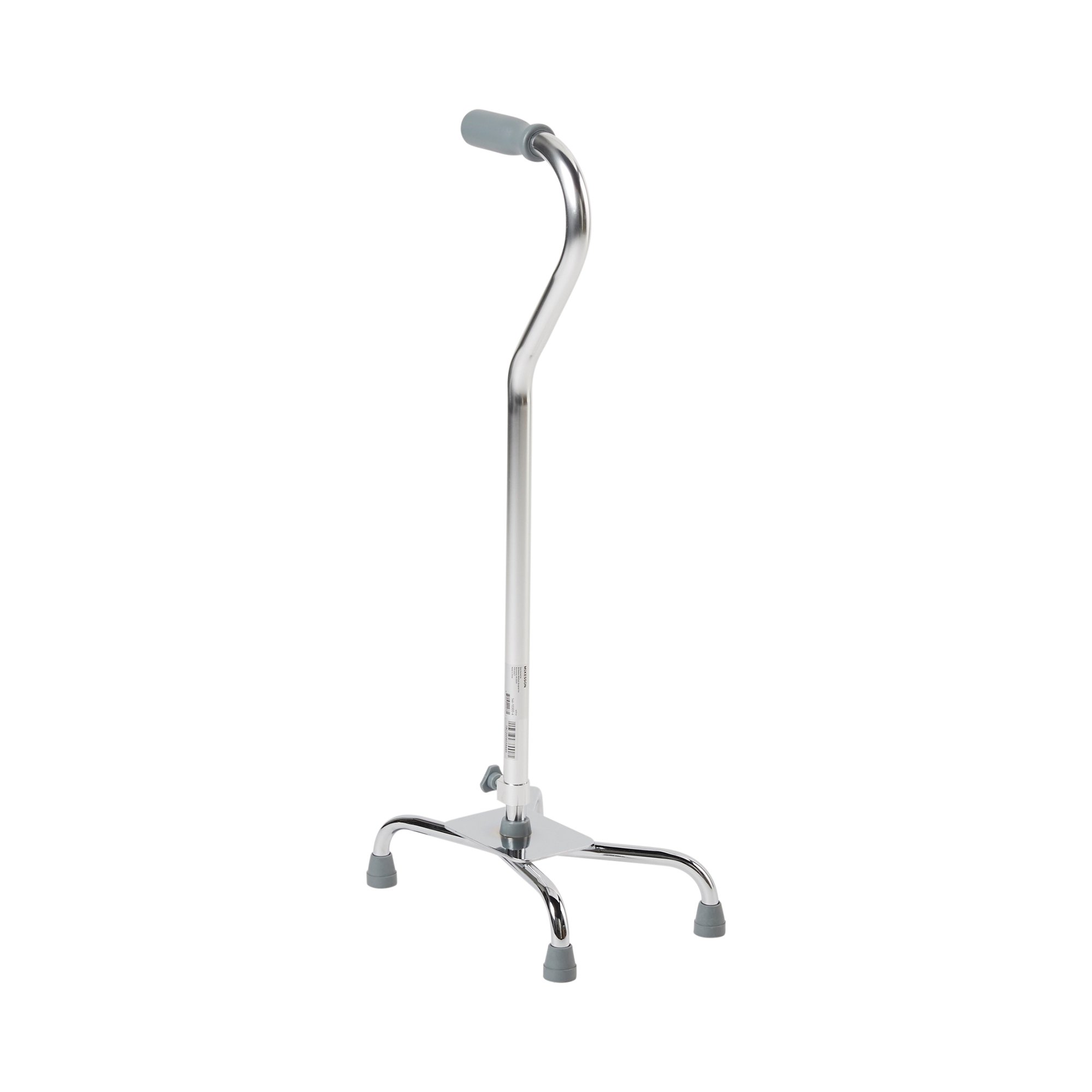 McKesson Brand 146-10300-4 - McKesson Steel Chrome Offset Quad Cane, 29 – 37.5 Inch - 1/Each, 4/Case