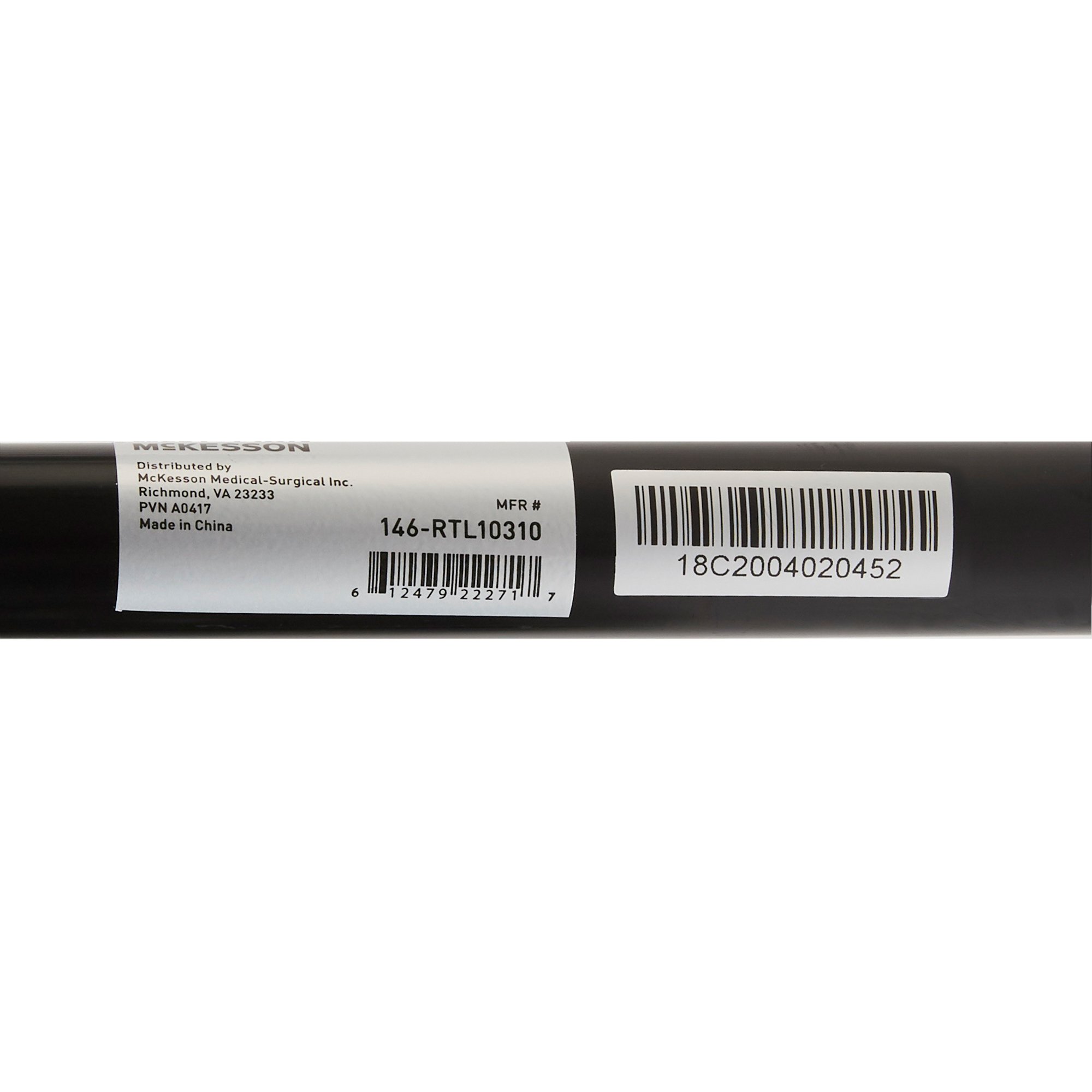 McKesson Brand 146-RTL10310 - McKesson Adjustable Steel Offset Quad Cane, 30 – 39 Inch Height - 1/Each, 4/Case