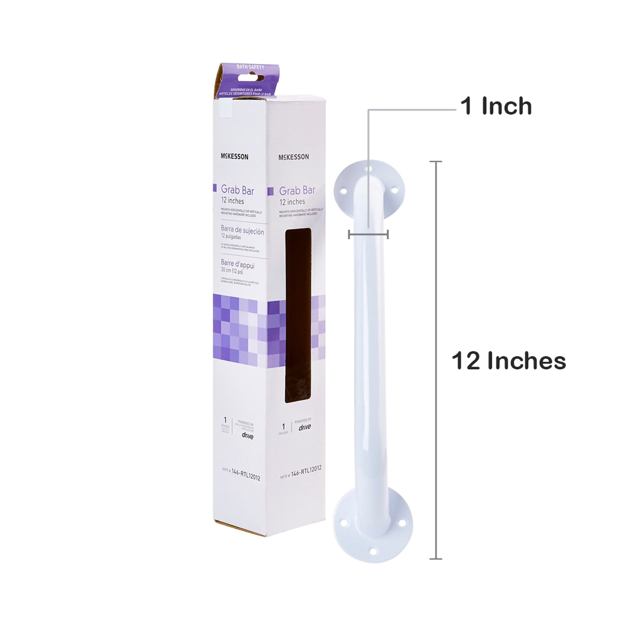 McKesson Wall Grab Bar 146-RTL12012 by McKesson Brand
