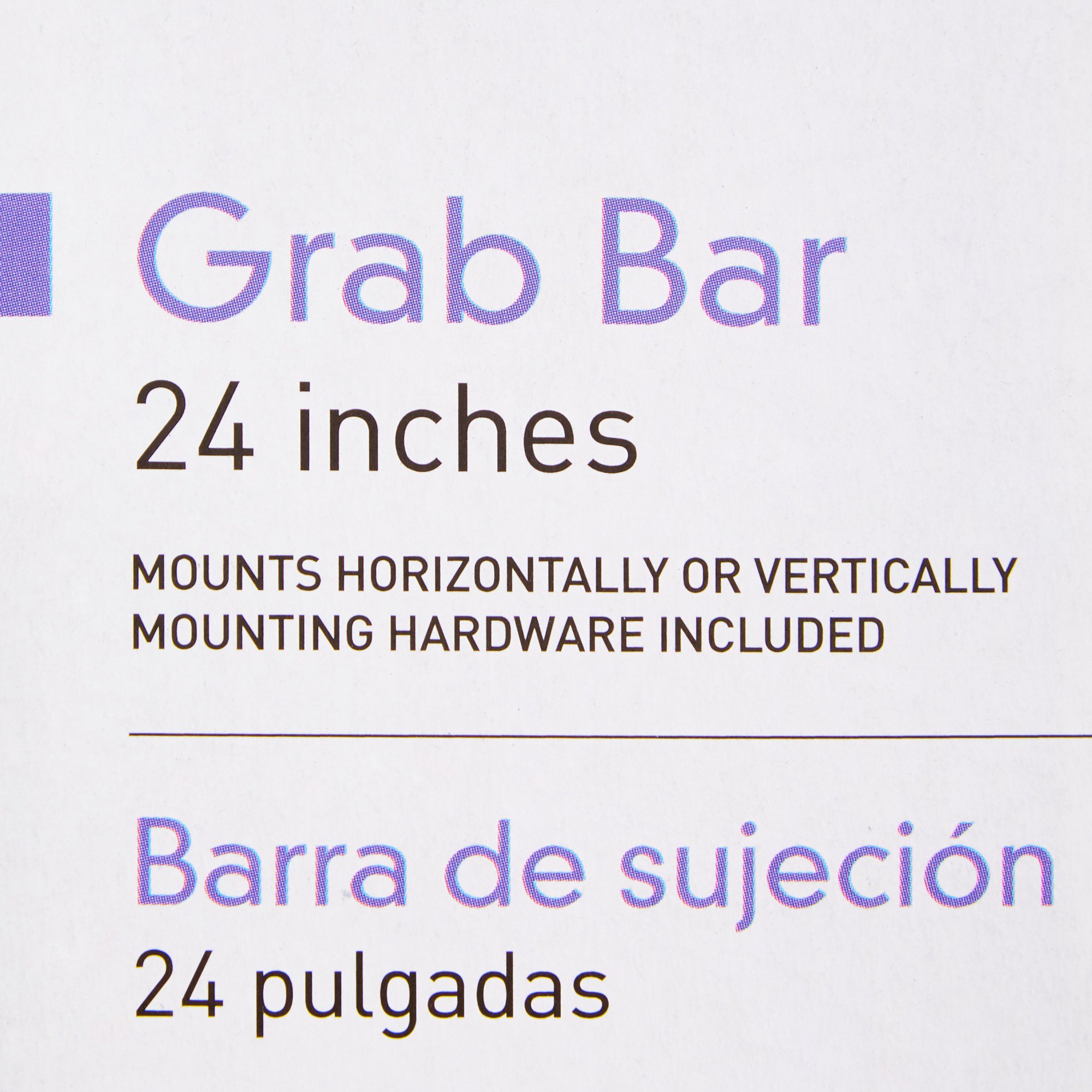 McKesson Brand 146-12024-3 - McKesson Wall Grab Bar, White Steel, 24-Inch Length - 1/Each, 3/Case