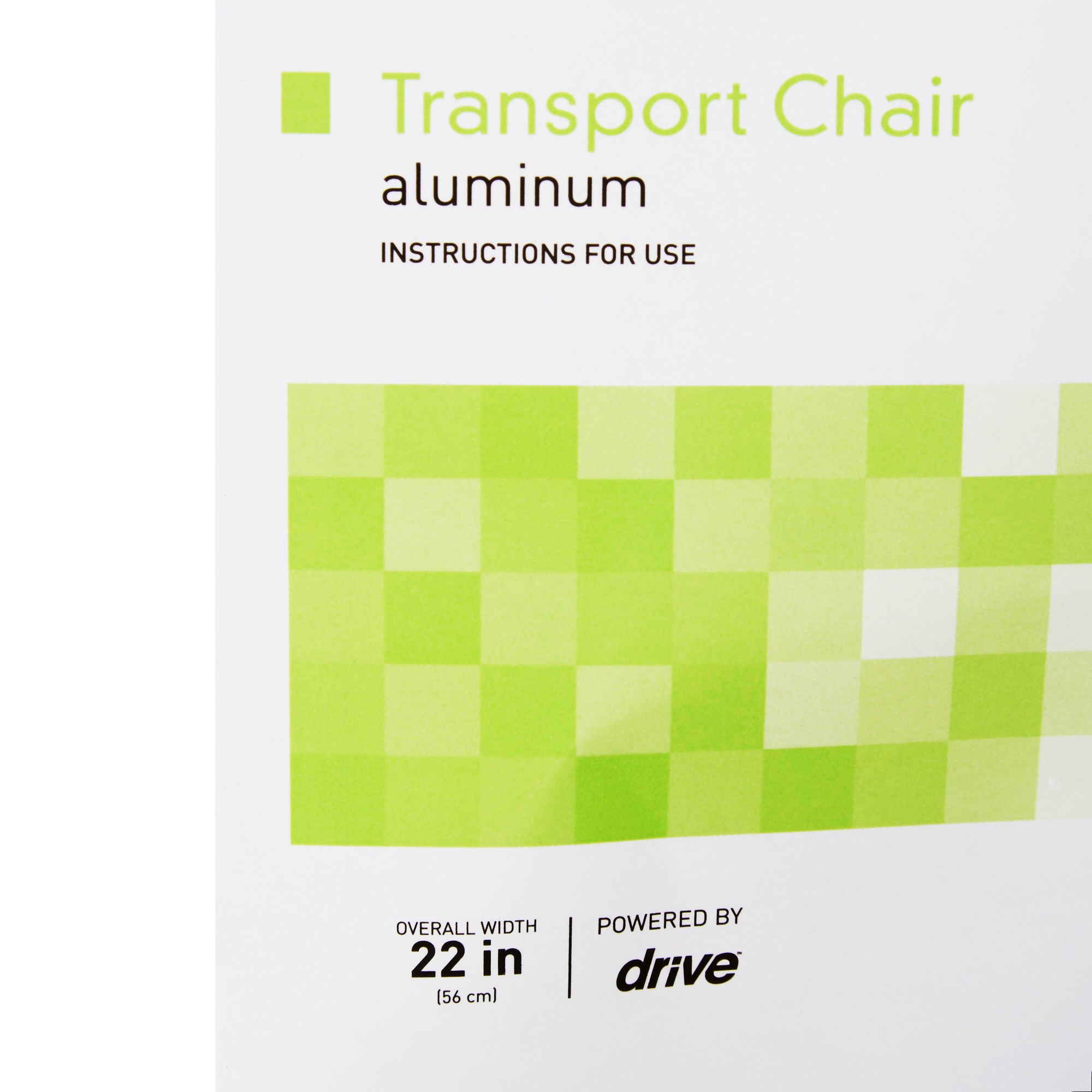 McKesson Brand - 146-ATC19-BL McKesson Lightweight Transport Chair