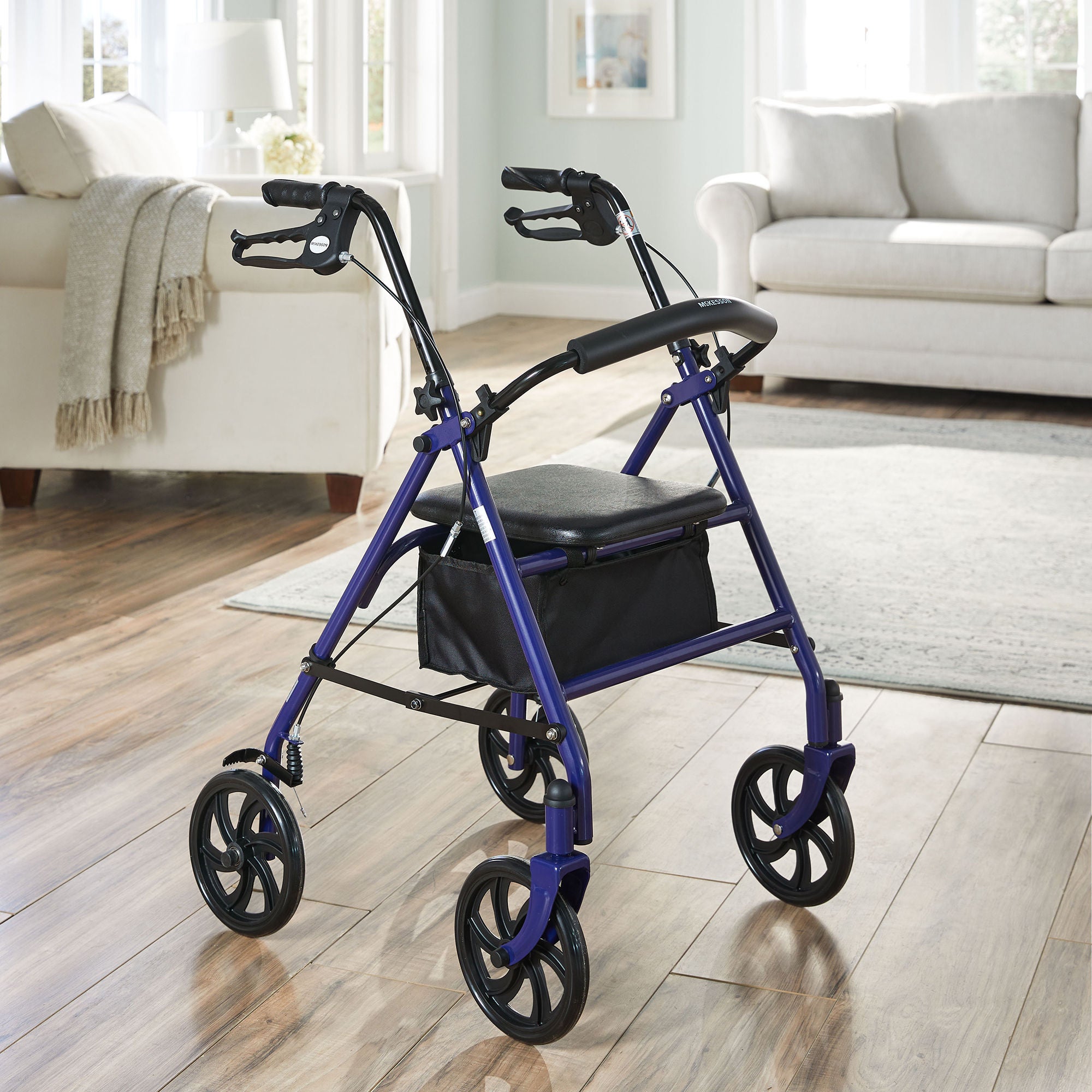 McKesson 4 Wheel Rollator 146-10257BL-1 by McKesson Brand