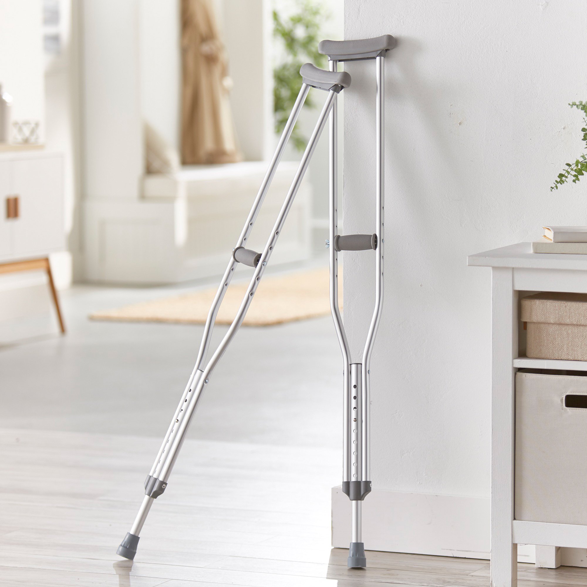 McKesson Brand 146-10400-8 - McKesson Adult Underarm Crutches, 5'2" – 5'10" - 2/Pair, 16/Case