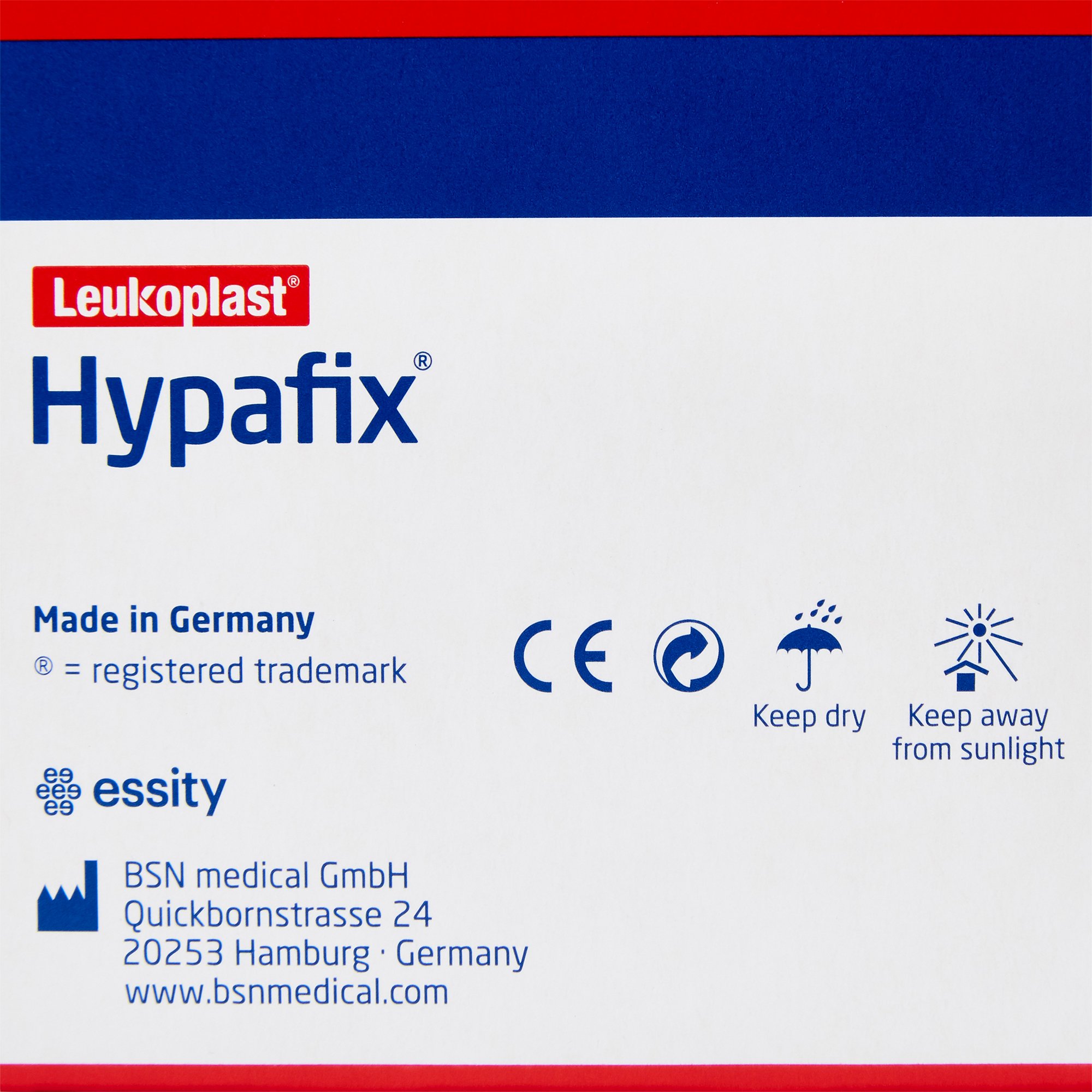 BSN Medical 4209 - Hypafix® Nonwoven Dressing Retention Tape, 2 Inch x 10 Yard, White - 1/Roll, 24/Case