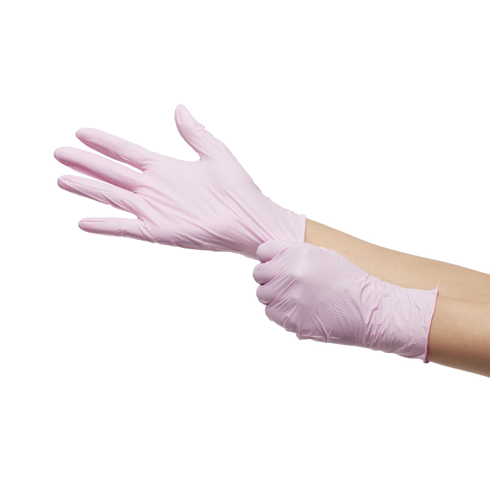 McKesson Brand - 14-6NPNK2 McKesson Pink Nitrile® Exam Glove