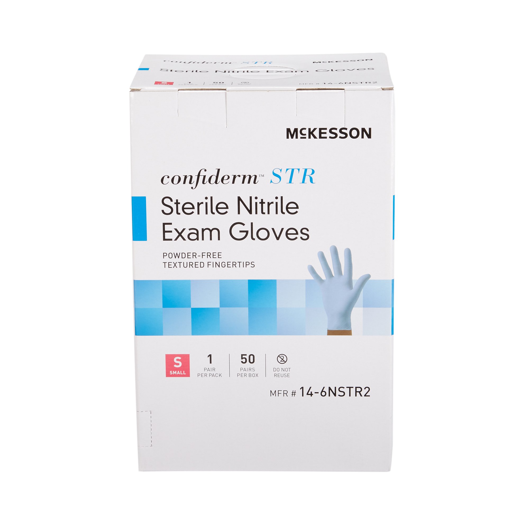 McKesson Brand - 14-6NSTR2 McKesson Confiderm® STR Nitrile Exam Glove