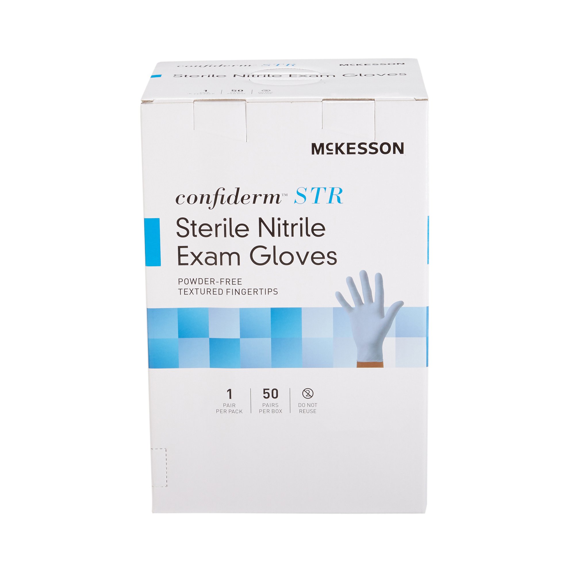 McKesson Brand - 14-6NSTR4 McKesson Confiderm® STR Nitrile Exam Glove