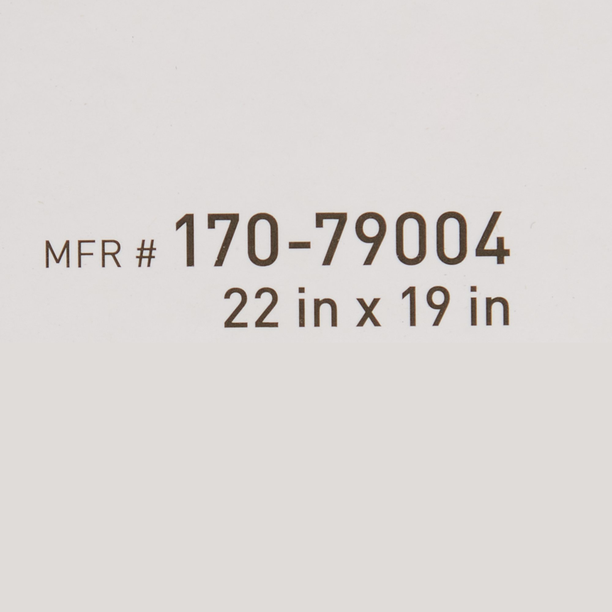 McKesson Brand 170-79004 - McKesson Foam Back Support Cushion, 22 x 19 Inch - 1/Each, 4/Case
