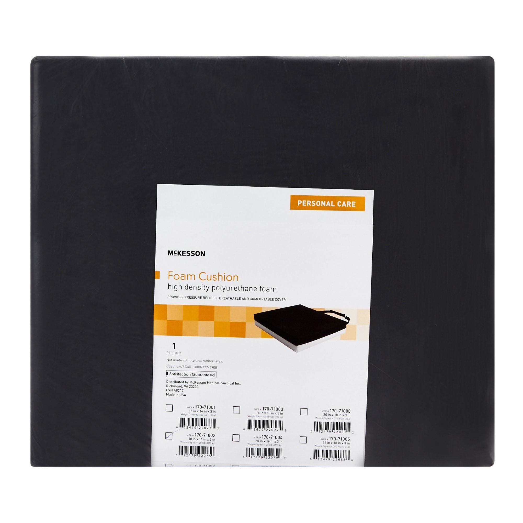 McKesson Brand - 170-71002 McKesson Foam Seat Cushion