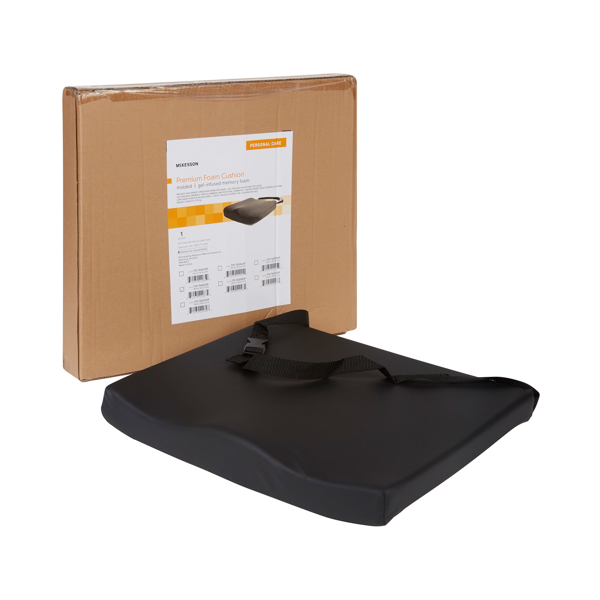 McKesson Brand - 170-76002SP McKesson Premium Molded Foam Seat Cushion