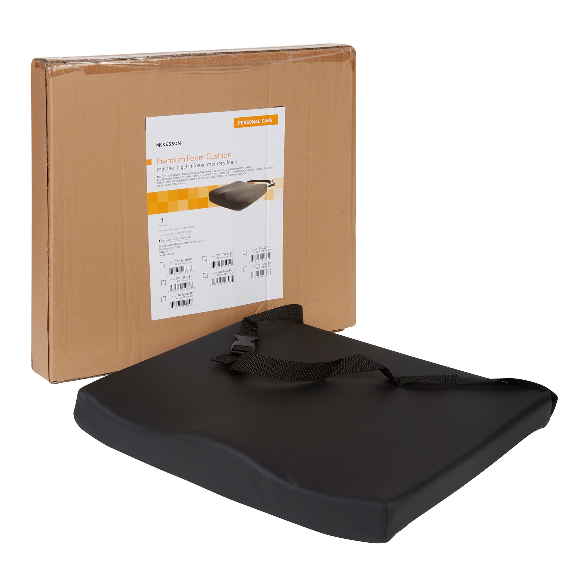 McKesson Brand - 170-76006SP McKesson Premium Molded Foam Seat Cushion