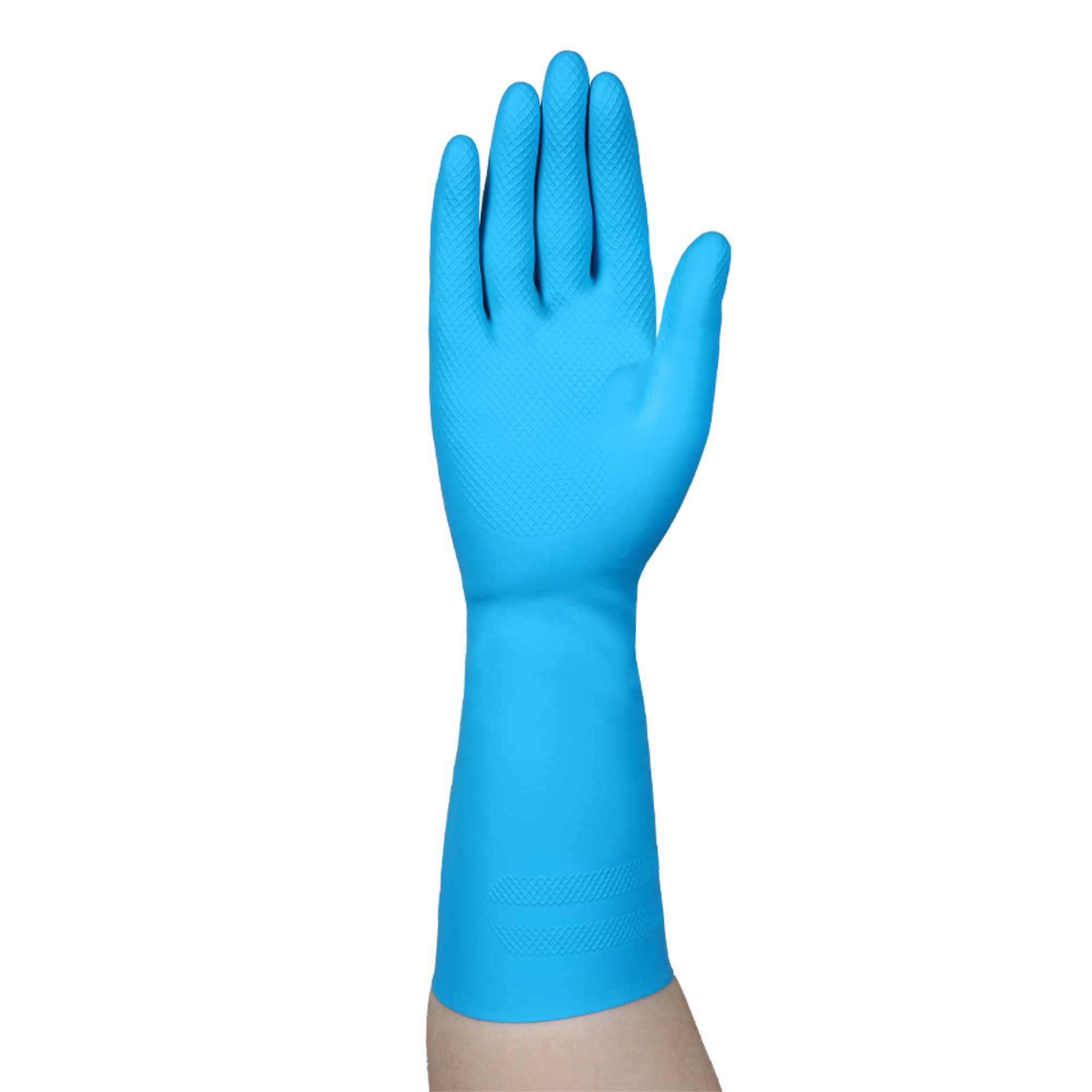 Ansell 5789016 - Ansell Latex/Nitrile Utility Glove, Medium, Blue - 1/Pair, 12/Dozen, 48/Case