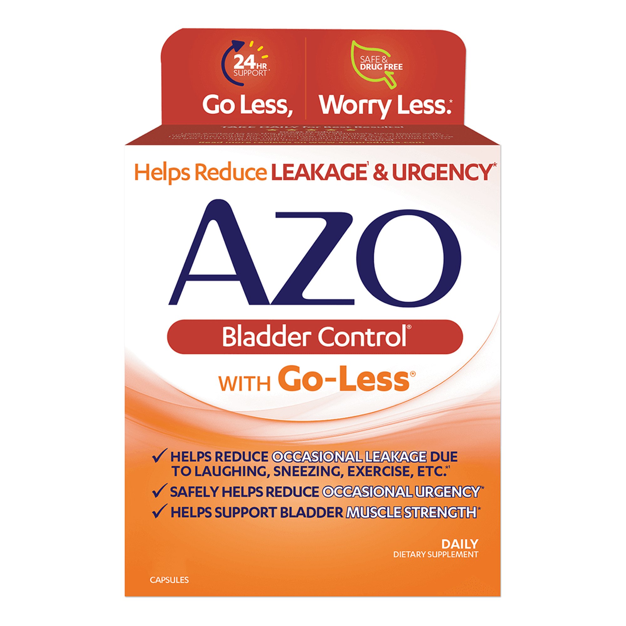i-Health Inc 78765176002 - AZO® Bladder Control with Go-Less Capsules - 1/Box