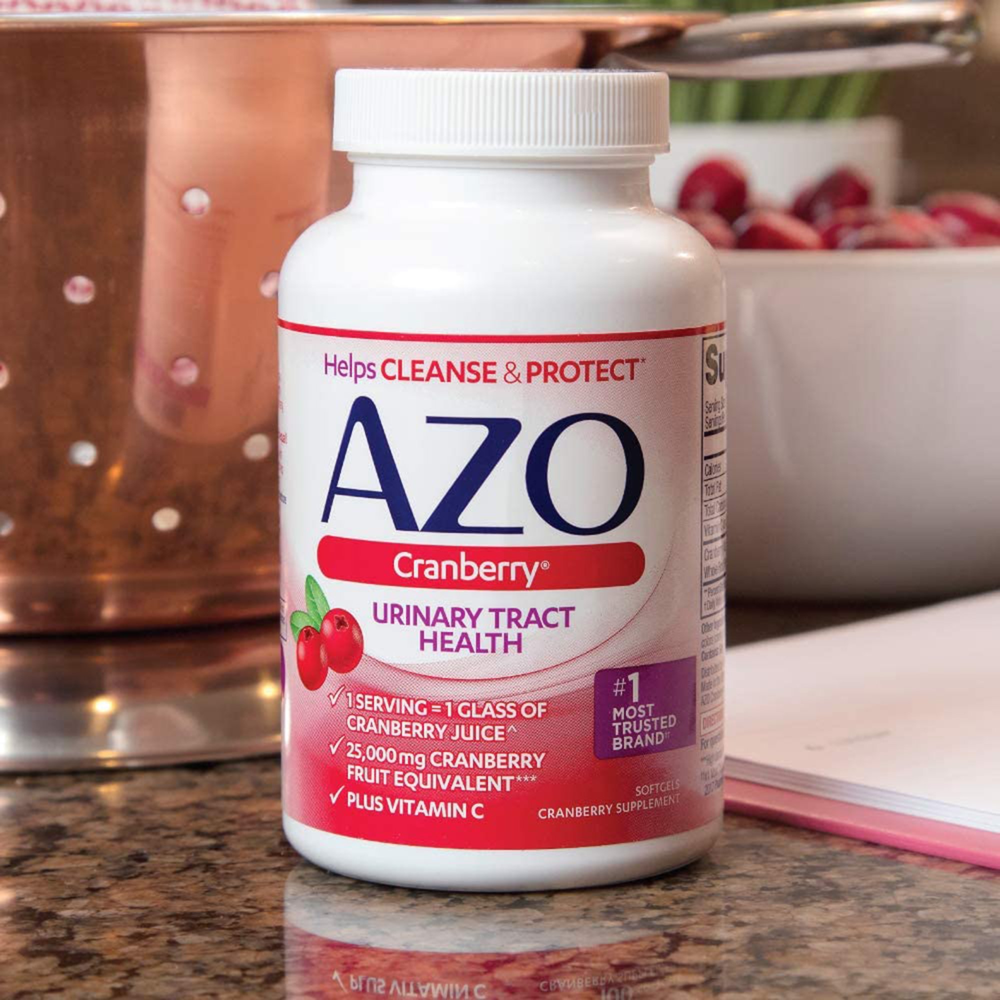 i-Health Inc 78765110167 - AZO Cranberry® Urinary Tract Health Softgels - 1/Bottle