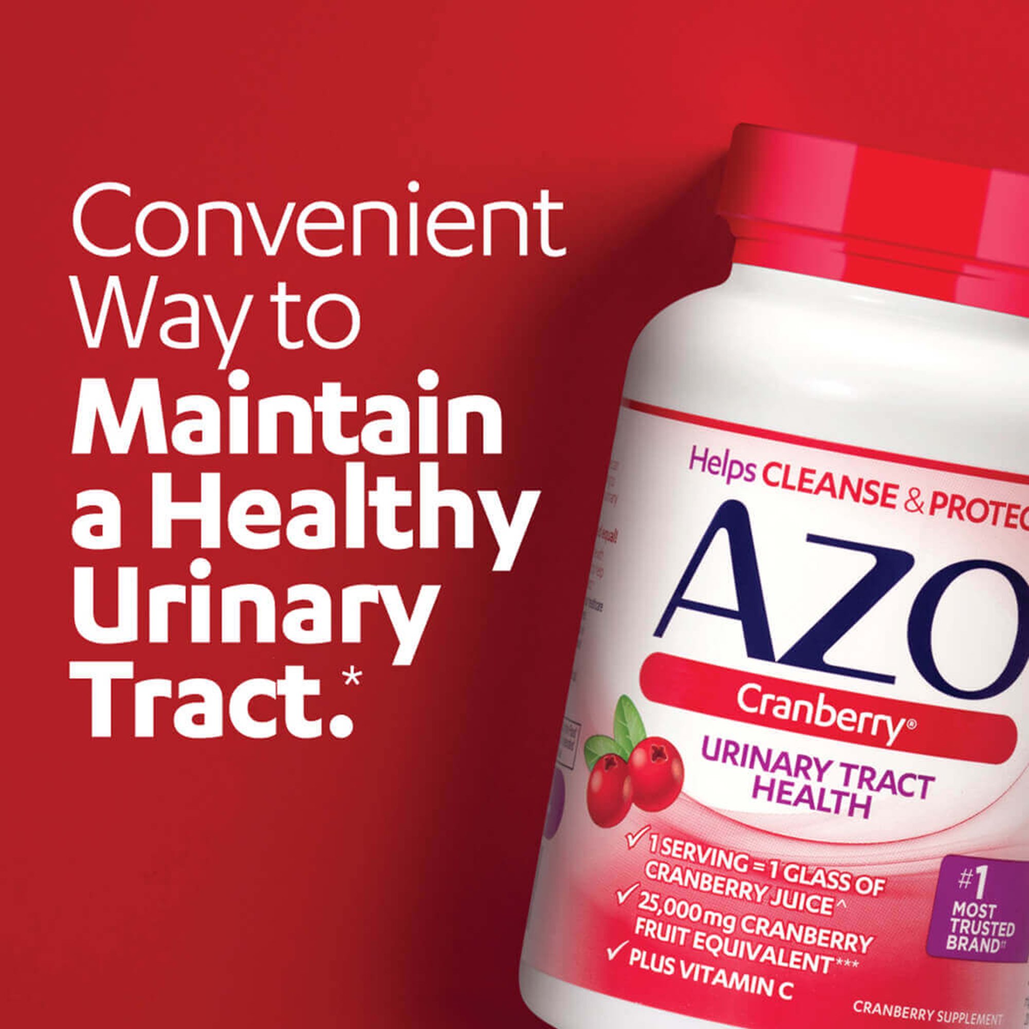 i-Health Inc 78765110167 - AZO Cranberry® Urinary Tract Health Softgels - 1/Bottle