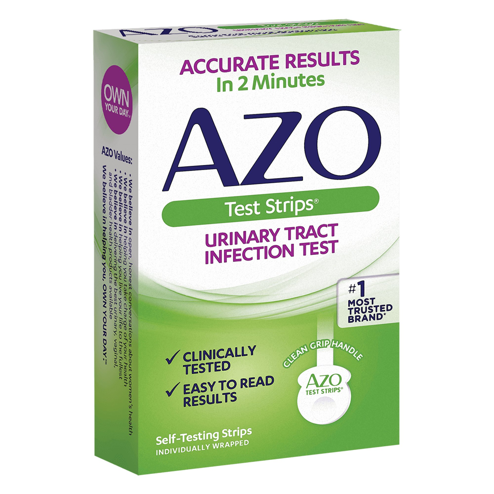 i-Health Inc 78765103267 - AZO Test Strips® Urinary Tract Infection Kit - 1/Box