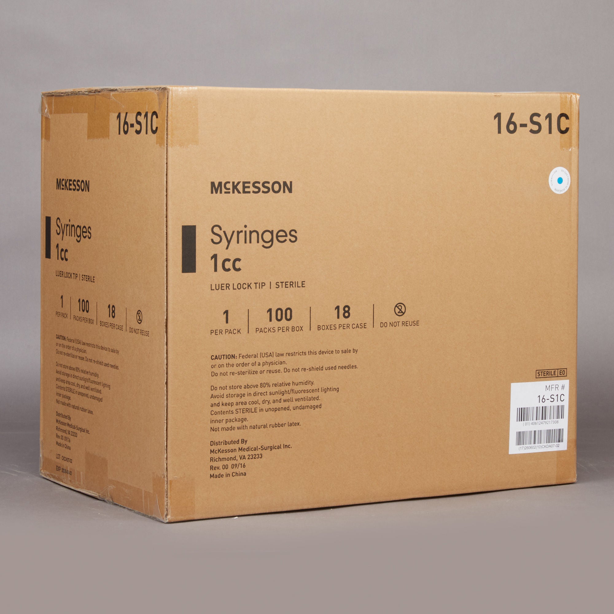 McKesson General Purpose Syringe 16-S1C by McKesson Brand