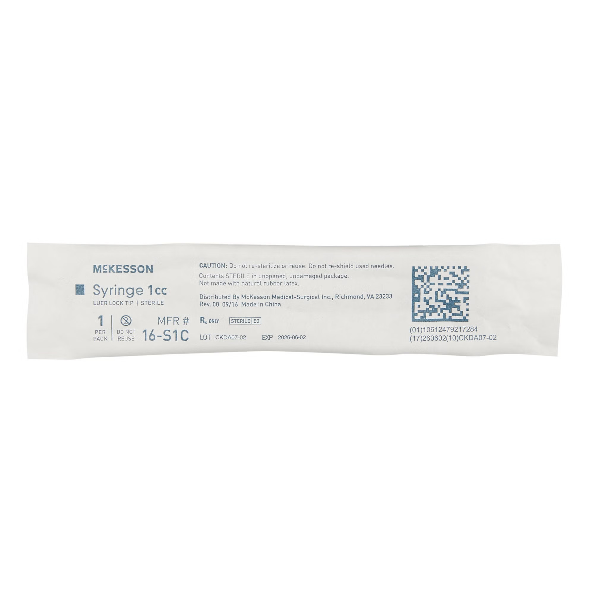 McKesson General Purpose Syringe 16-S1C by McKesson Brand