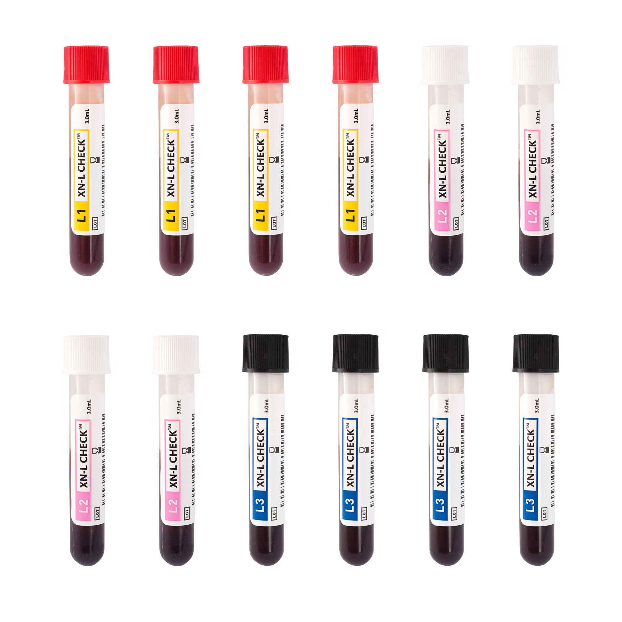 Sysmex America - 213569 Assayed Control Set XN-L™ Check BCQM™ Hematology Level 1, 2, 3 3 X 4 X 3 mL