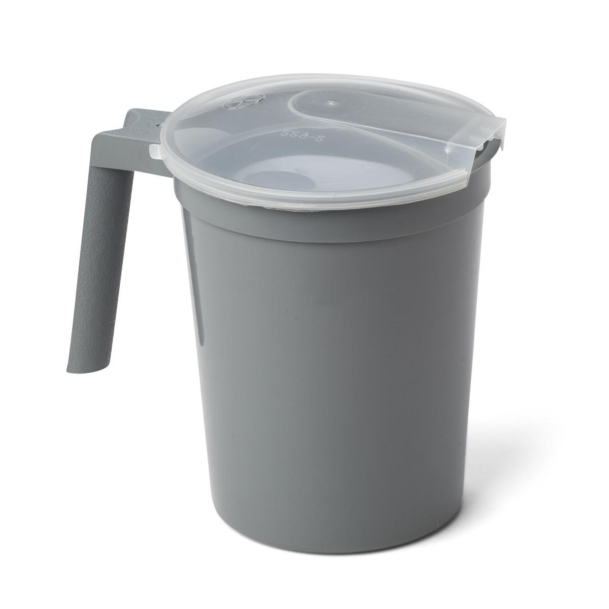 Medline - DYND80565 Pitcher Lid For Medline Noninsulated Plastic Pitchers Clear Plastic Reusable
