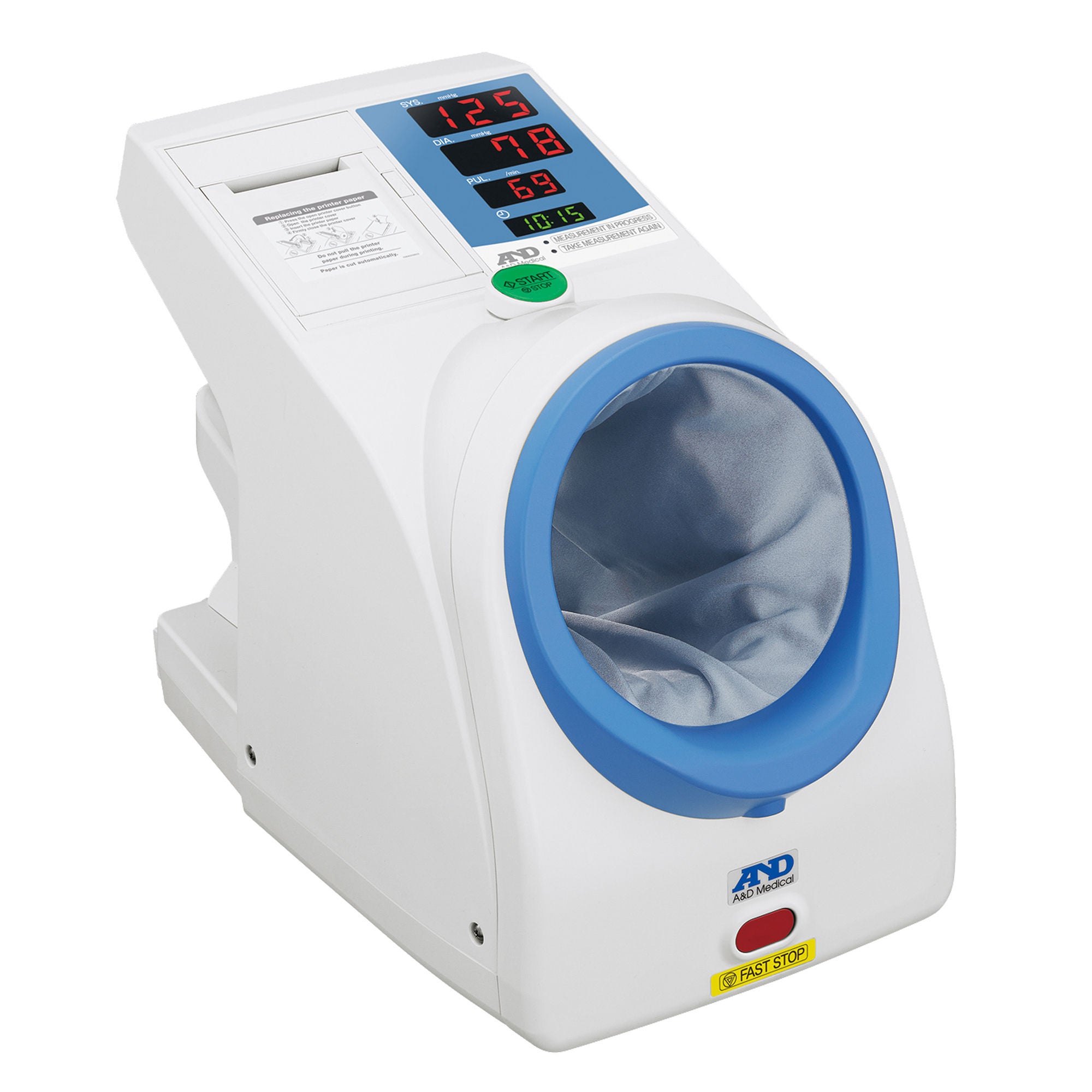 A&D Engineering - TM-2657P Automatic Blood Pressure Kiosk A&D Medical Medium Cuff Arm Plastic Cuff 18 - 35 cm Kiosk Style
