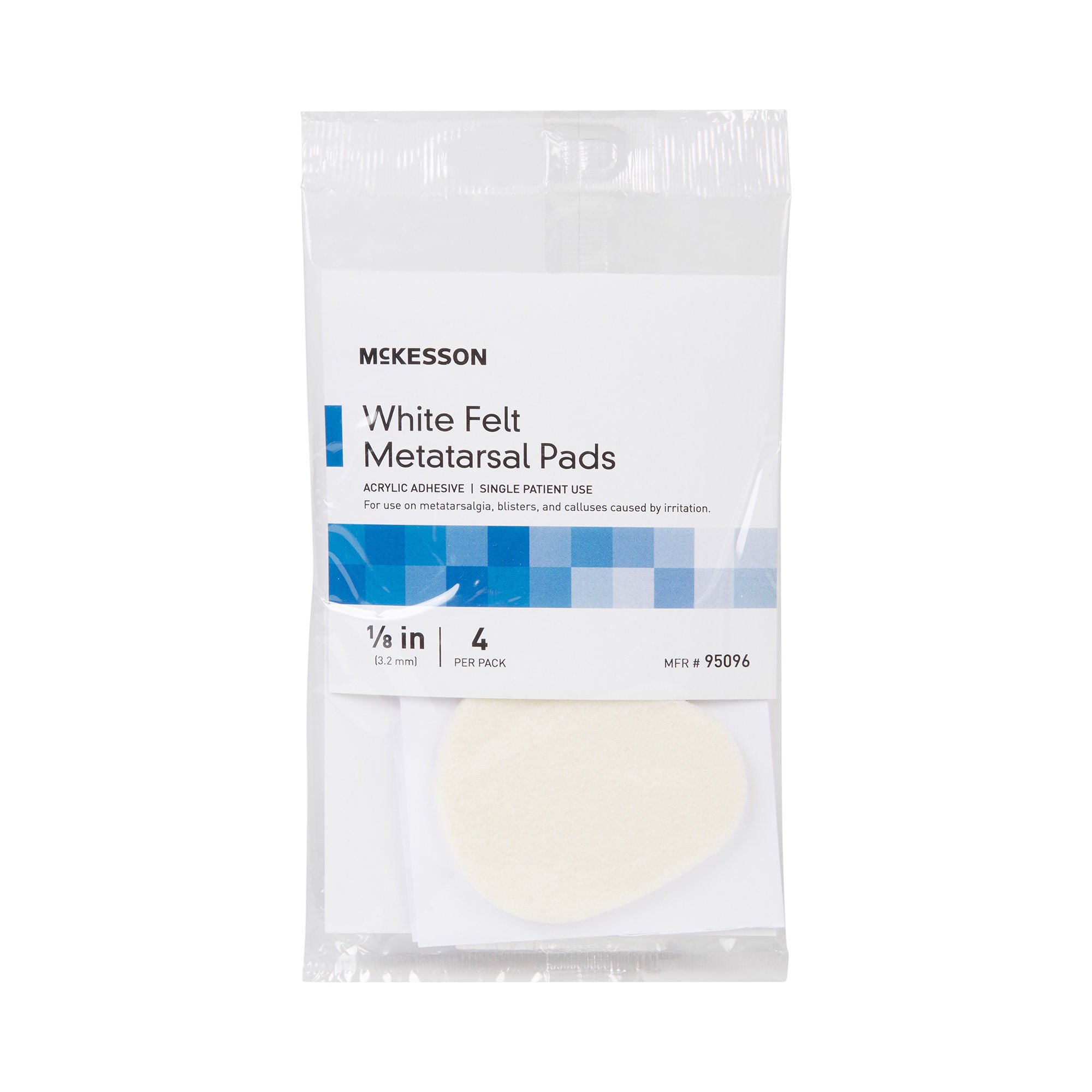 McKesson Brand - 95096 McKesson Pedi-Pads Metatarsal Cushion