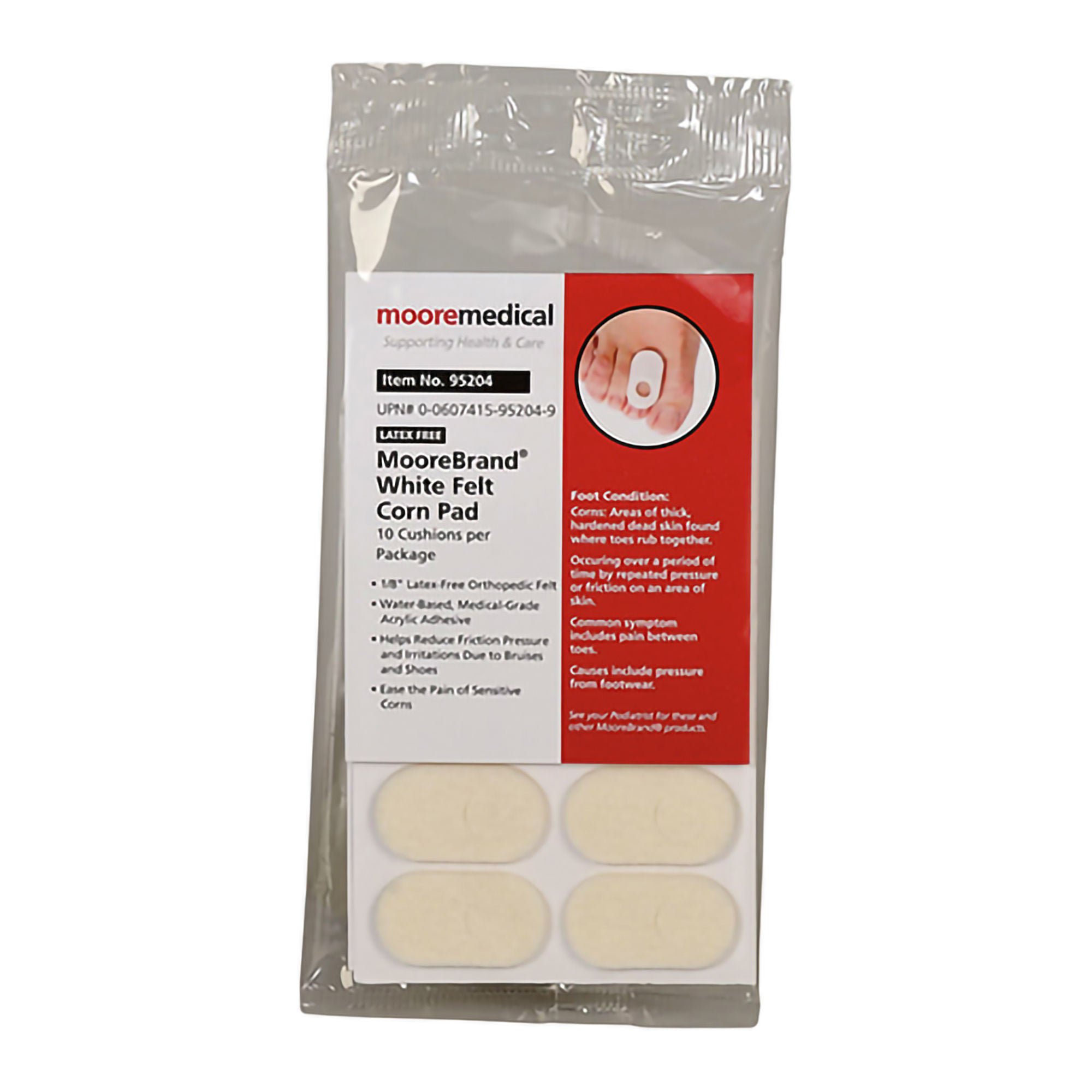 McKesson Brand - 95204 MooreBrand Pedi-Pads Corn Pad