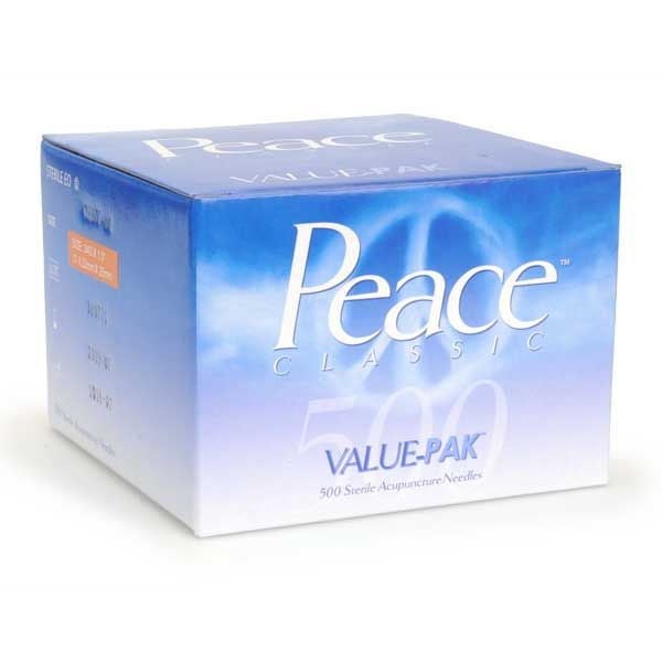Lhasa OMS - PCV.25X50 Acupuncture Needle Peace™ Classic Value-Pak 5 Japanese Gauge 50 mm Length Bulk Five