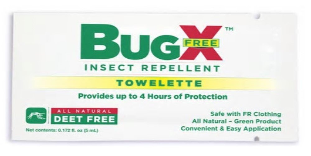 Coretex Products 12844 - Bug X FR® Insect Repellent Towelettes - 50/Box