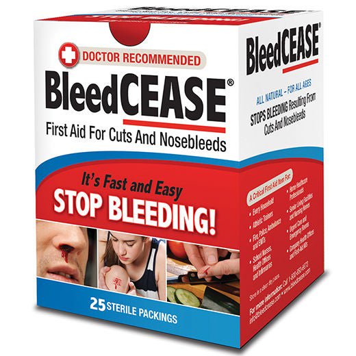 Carencease Healthcare LLC - CAT:BC-25 Nosebleed Treatment BleedCEASE®