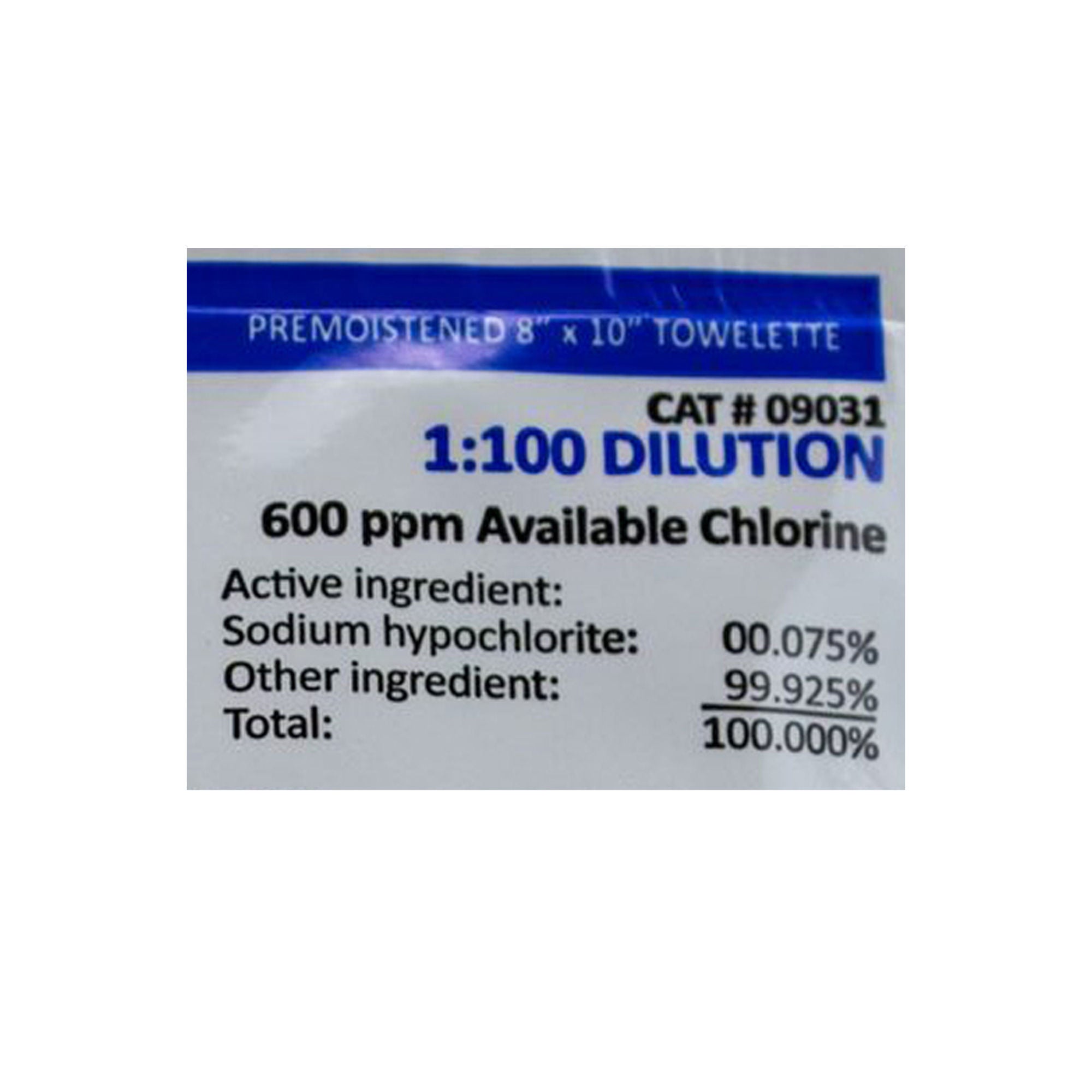 Angelini Pharma Inc - 09031-100 Surface Disinfectant Cleaner Alcavis® 1:100 Premoistened Manual Pull Wipe 100 Count Individual Packet Scented NonSterile